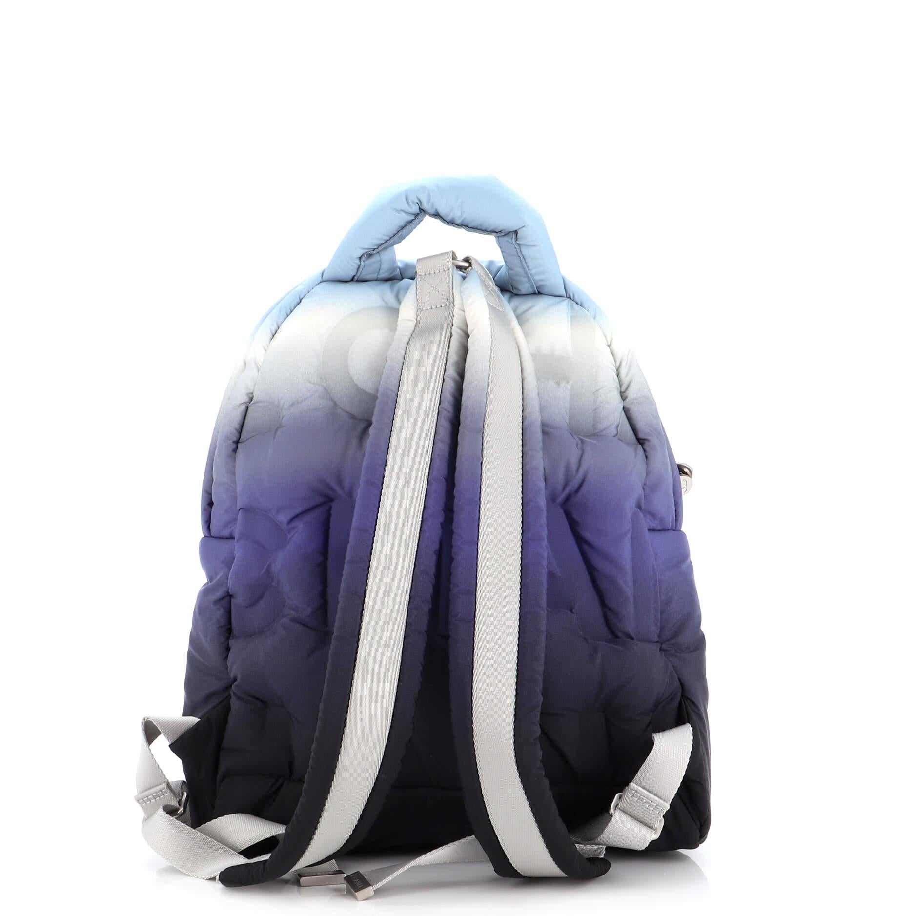 Women's or Men's Chanel Doudoune Backpack Embossed Nylon Medium