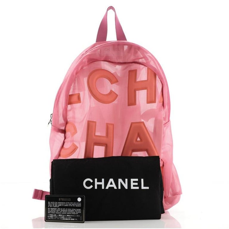 Chanel Doudoune Backpack Mesh Medium at 1stDibs