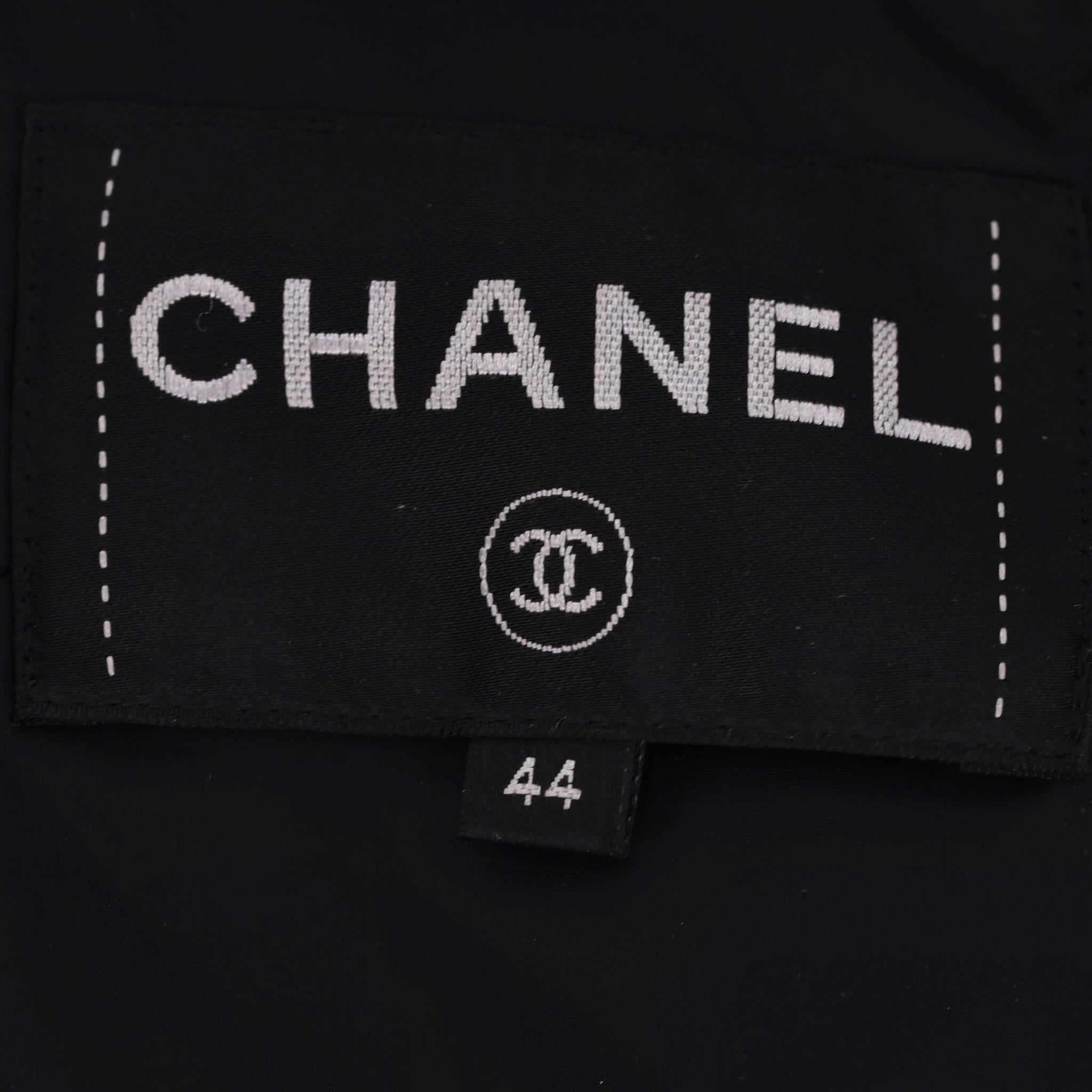 Chanel Down Puffer Coat/Jacket With 'CC' Logo Patch 5