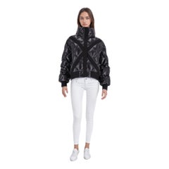 Chanel Down Puffer Coat/Jacket With 'CC' Logo Patch