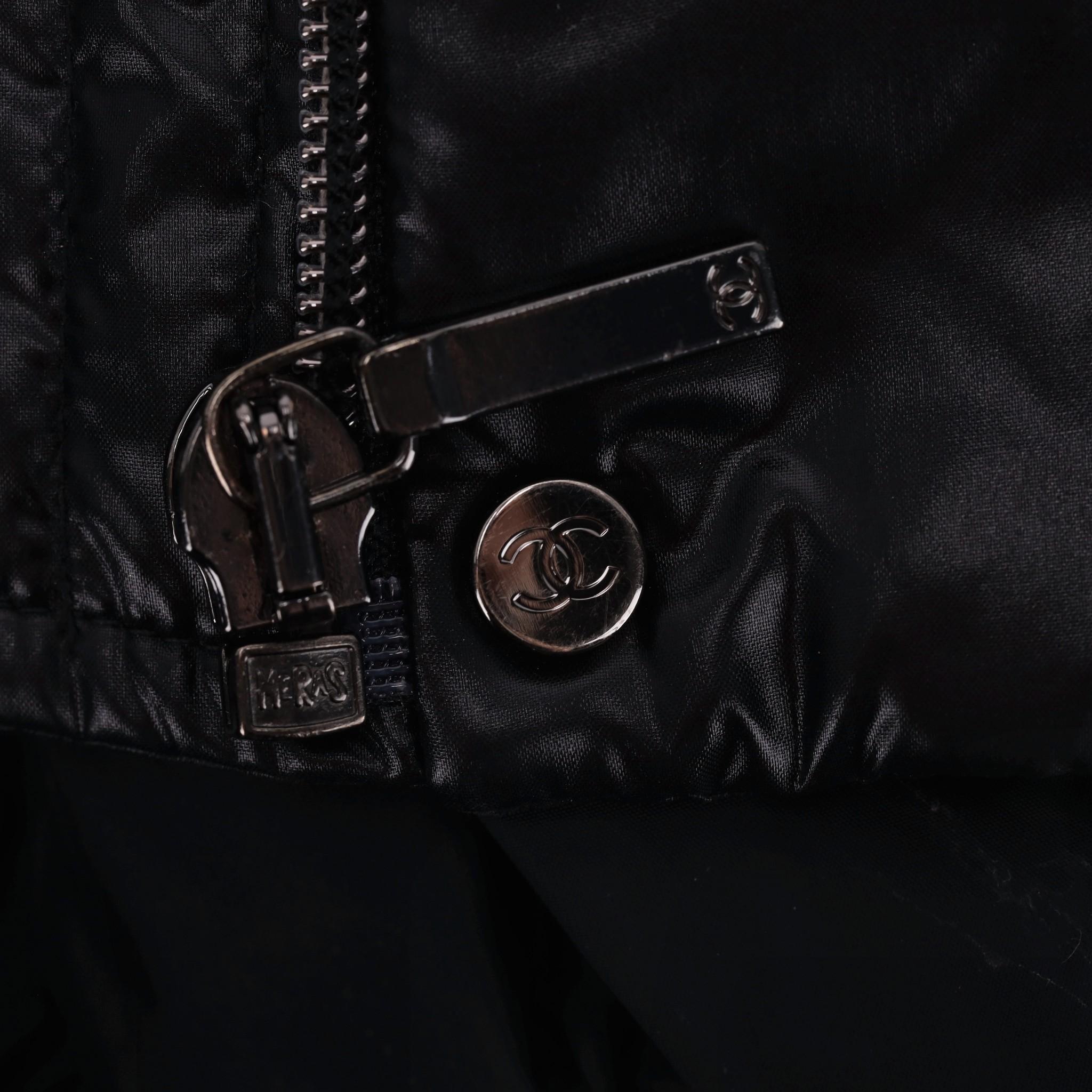 Chanel Down Puffer Coat/Jacket With 'CC' Logo Patch 3