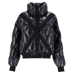 Chanel Down Puffer Coat/Jacket With 'CC' Logo Patch