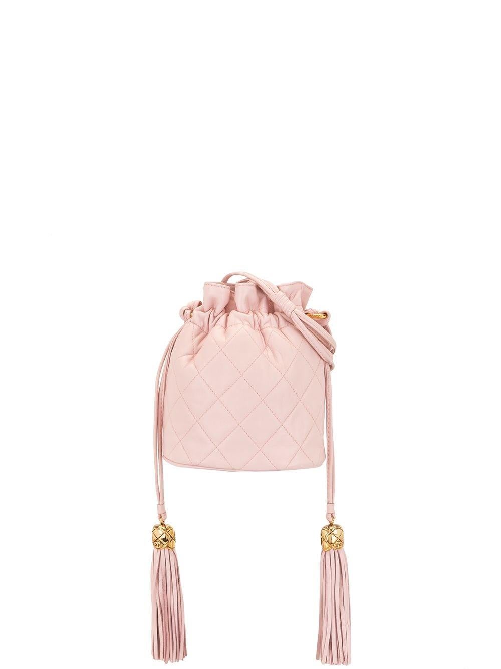 chanel bucket bag pink