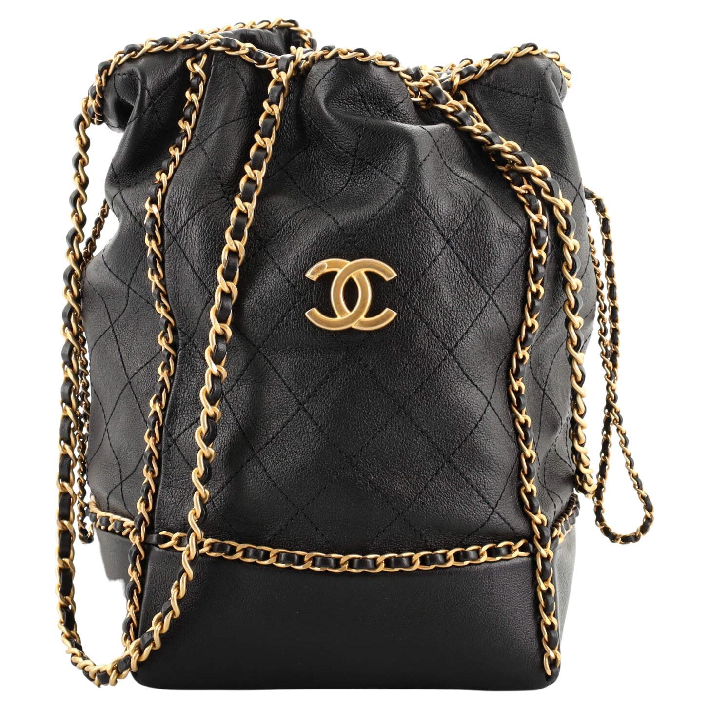 Chanel Chain Bucket Bag & Pouch – SFN