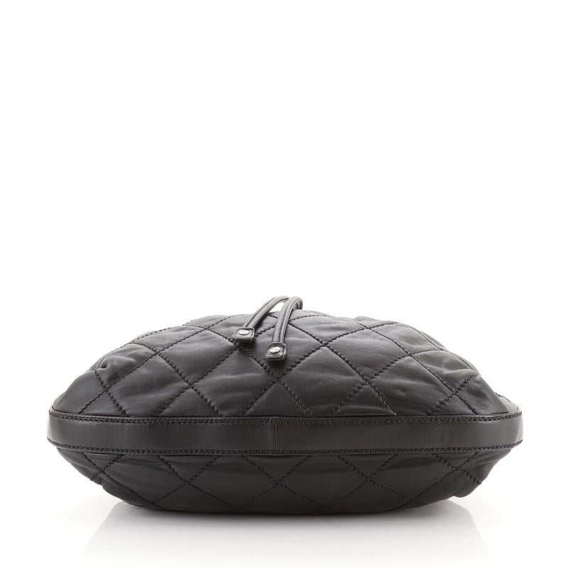 Chanel Drawstring Soft Hobo Quilted Calfskin Large In Good Condition In NY, NY