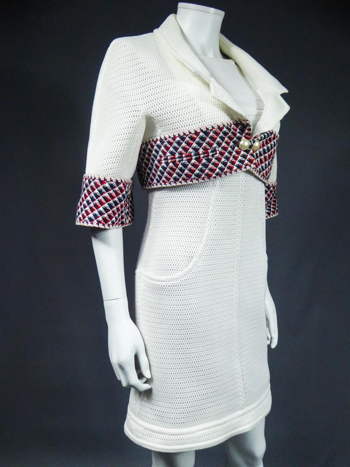Chanel Dress and Bolero - Karl Lagerfeld Spring Summer 2013 Collection For Sale 2