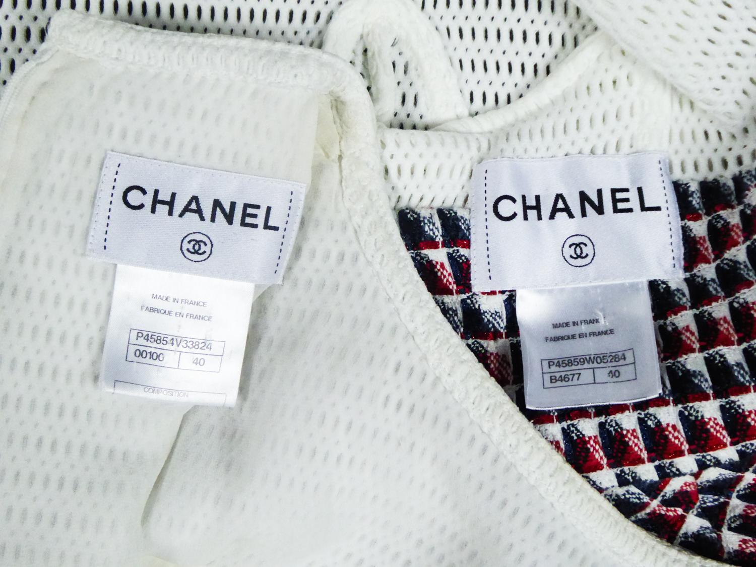Gris Robe et boléro Chanel - Collection Karl Lagerfeld printemps-été 2013 en vente