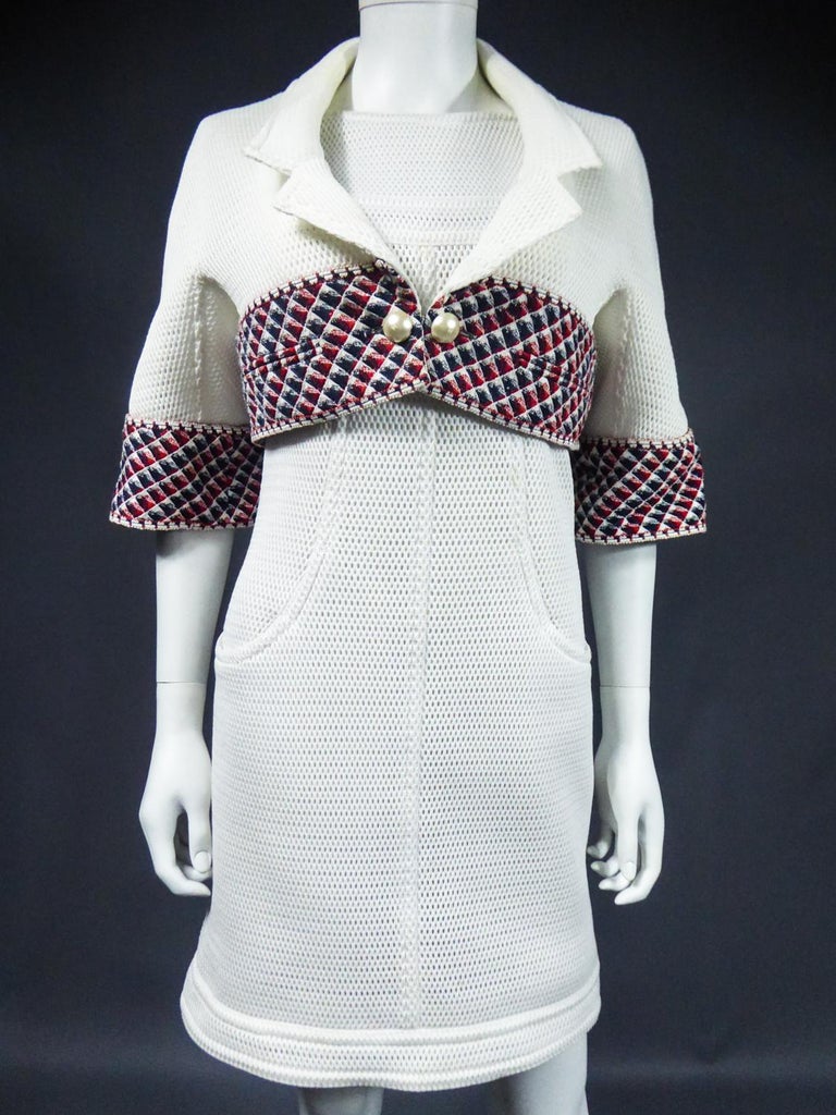 Chanel Dress and Bolero - Karl Lagerfeld Spring Summer 2013 Collection In Good Condition For Sale In Toulon, FR