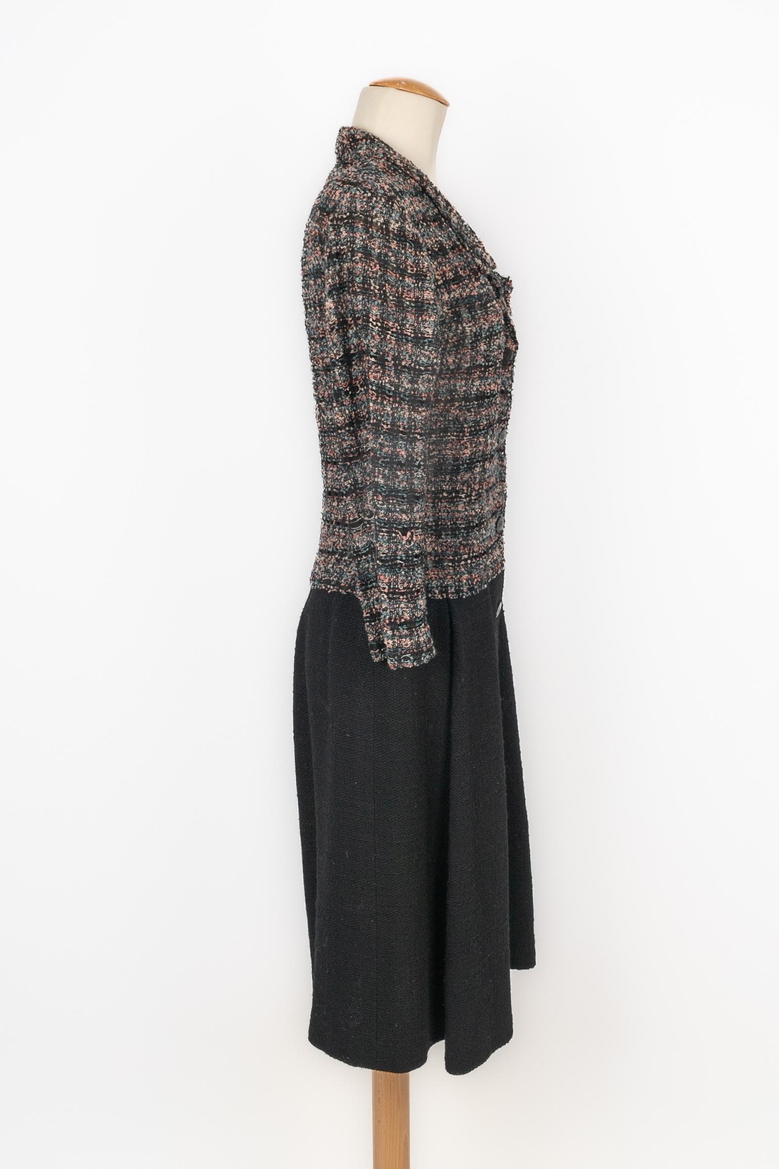 Vestido Chanel Otoño 1998 Gris en venta