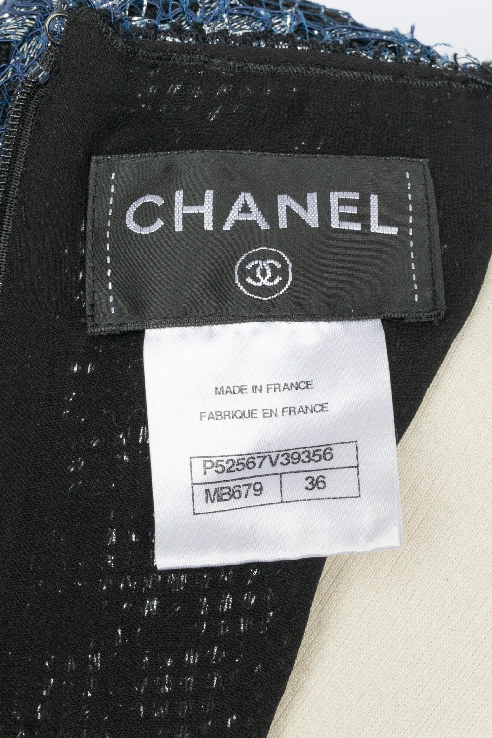 Robe Chanel automne-hiver 2015 en vente 7