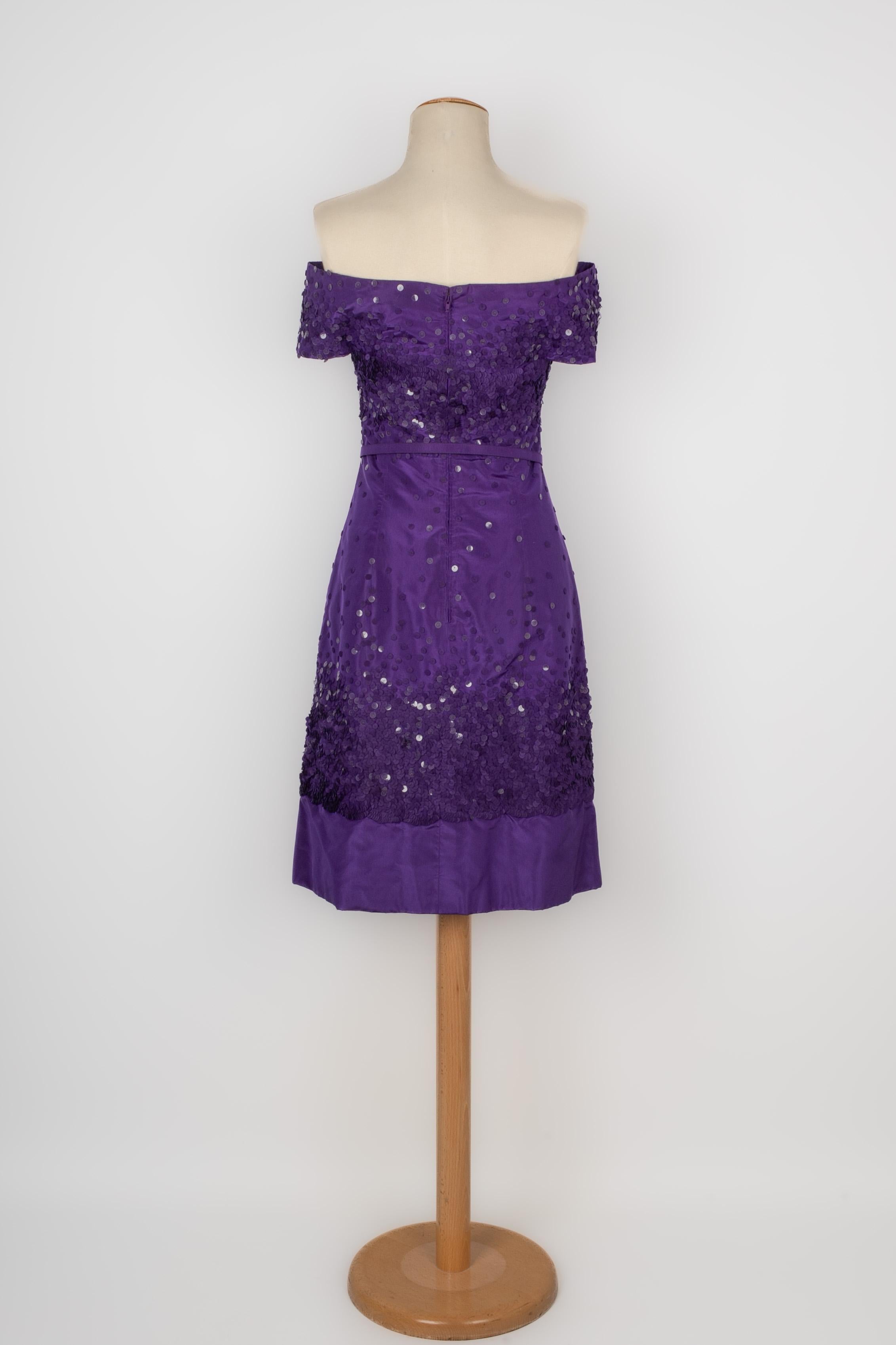 Chanel dress Haute Couture 1998 In Excellent Condition In SAINT-OUEN-SUR-SEINE, FR