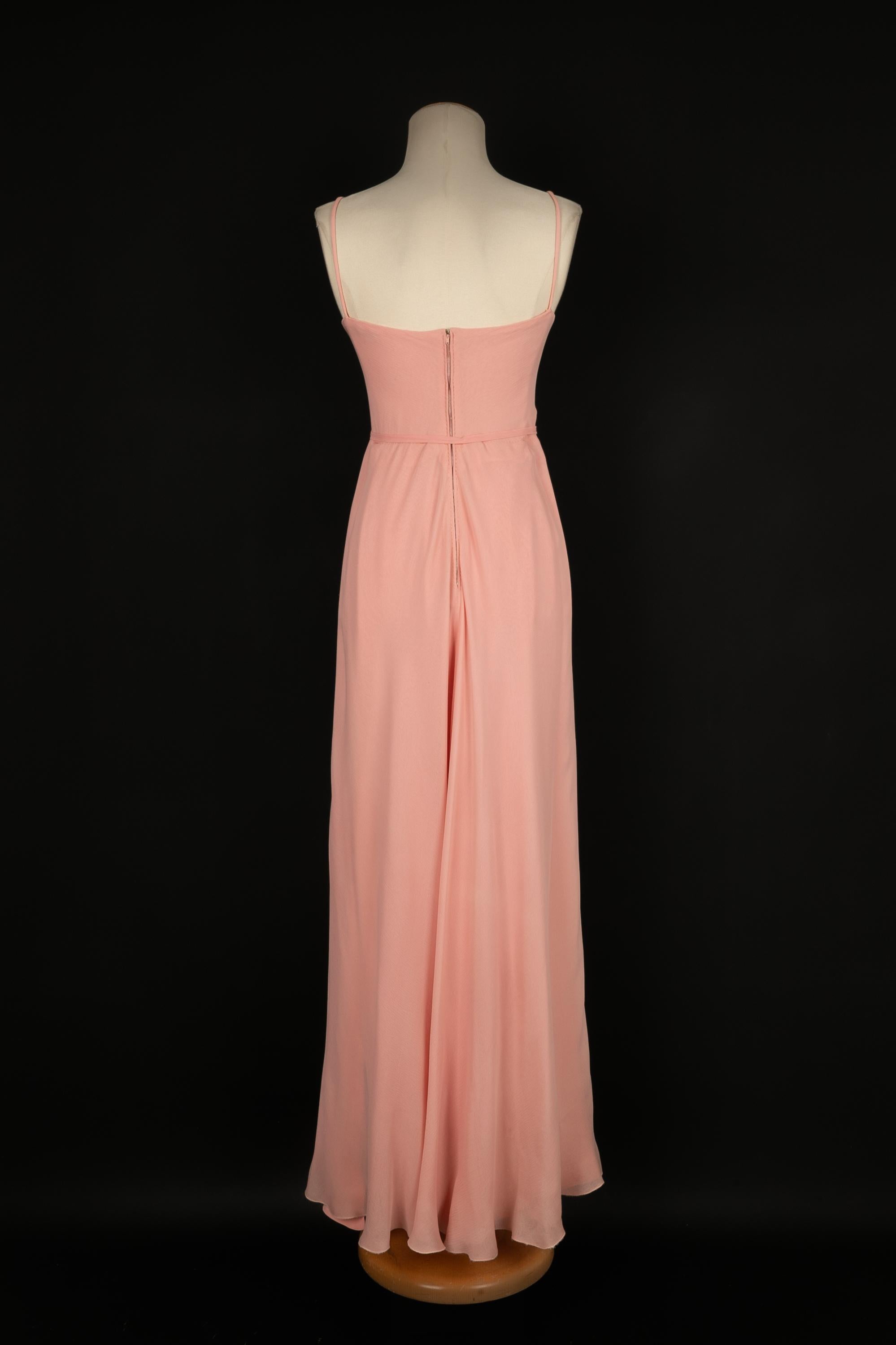 Brown Chanel dress Haute Couture For Sale