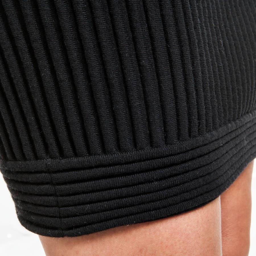 CHANEL Dress in Black Cotton Size 36FR 5