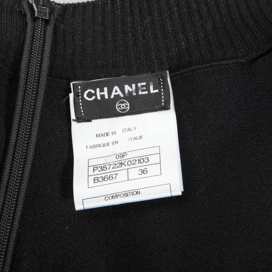CHANEL Dress in Black Cotton Size 36FR 6