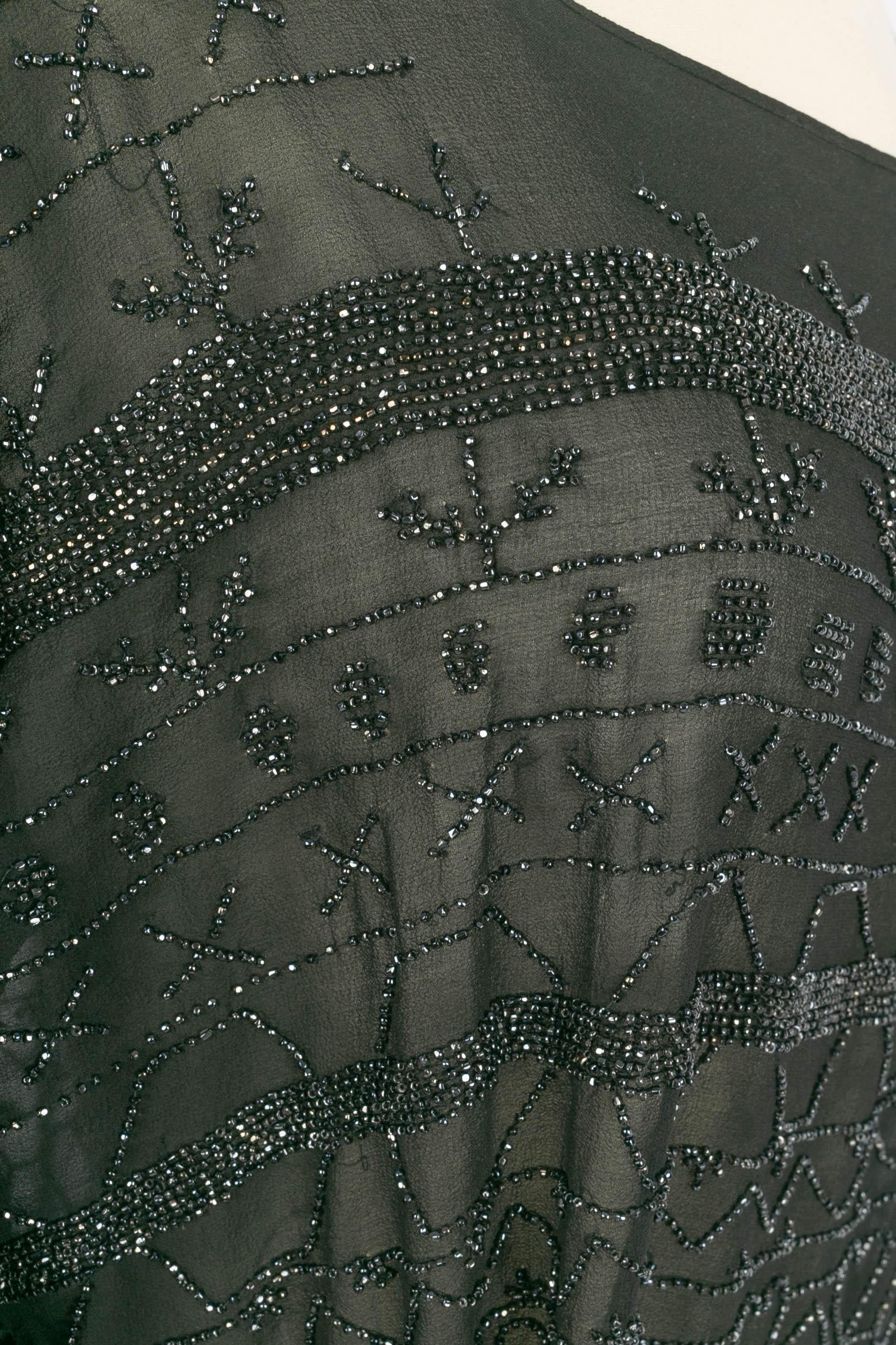 Robe Chanel d'été 1922 Excellent état - En vente à SAINT-OUEN-SUR-SEINE, FR