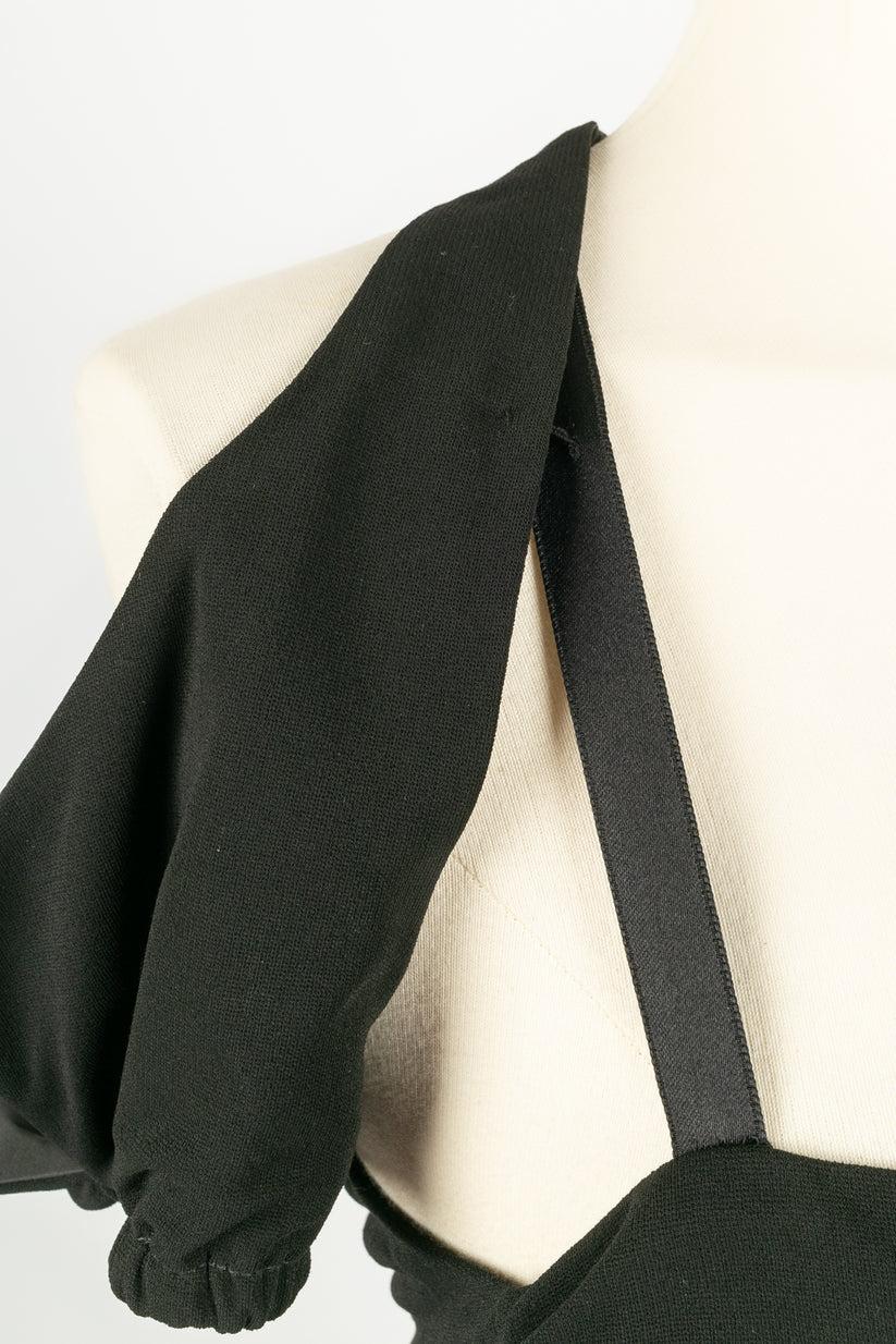 Robe Chanel avec épaules dénudées et doublure en soie en vente 6