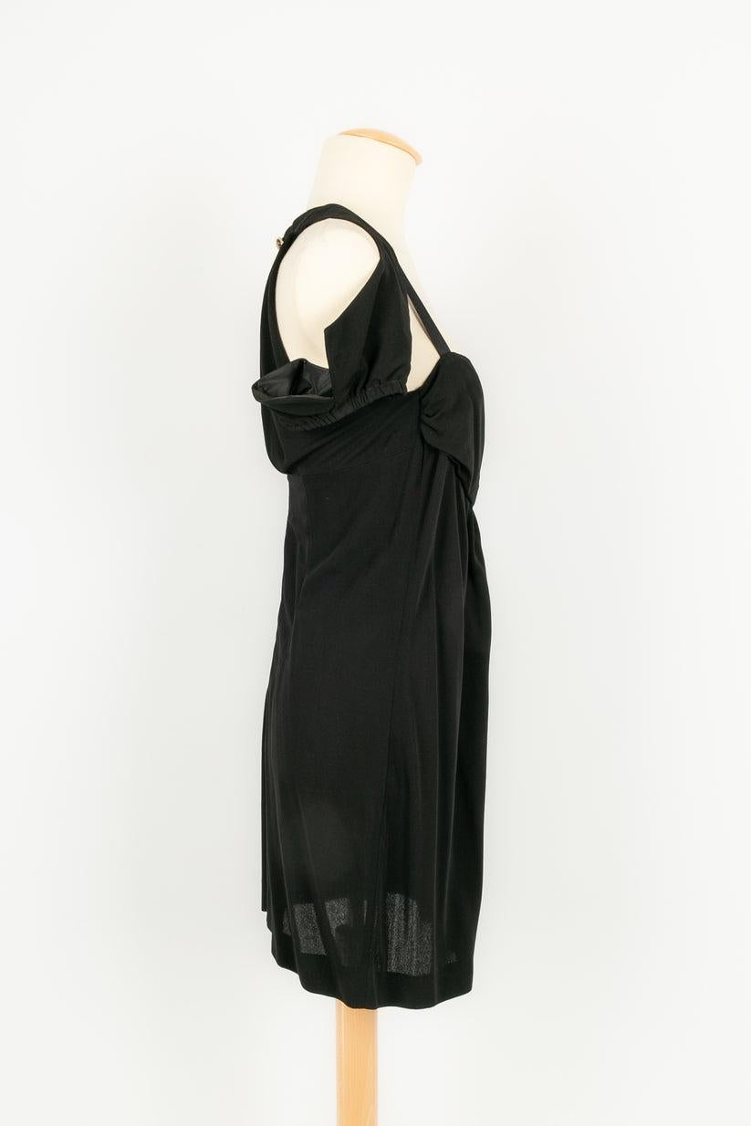 Chanel Dress with Bare Shoulders and Silk Lining For Sale 1