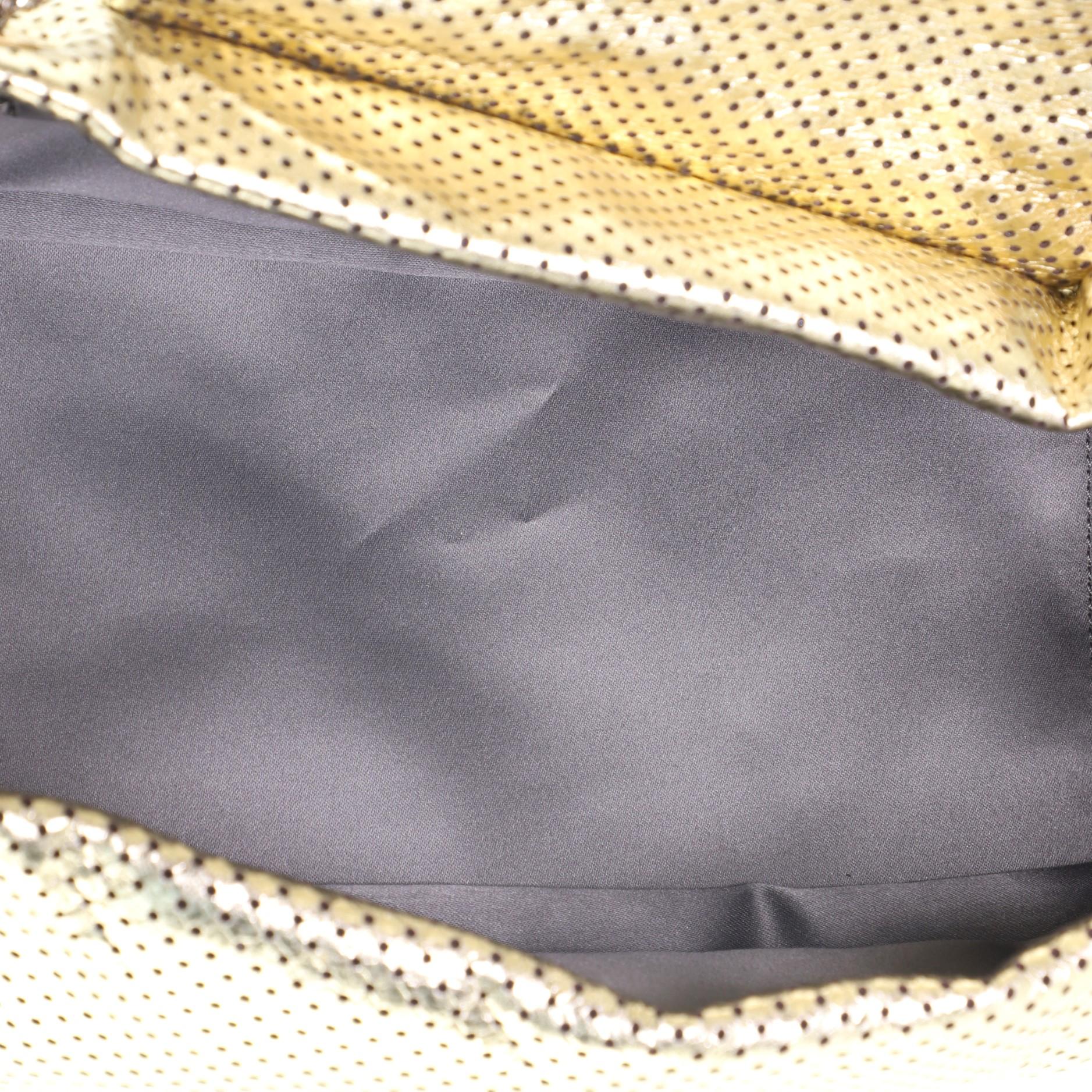 Chanel Drill Accordion Flap Bag Perforated Leather Small 1