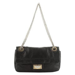Chanel Drill Flap Bag Perforated Leather Small