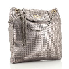 Chanel Drill Tote Perforated Leather Large