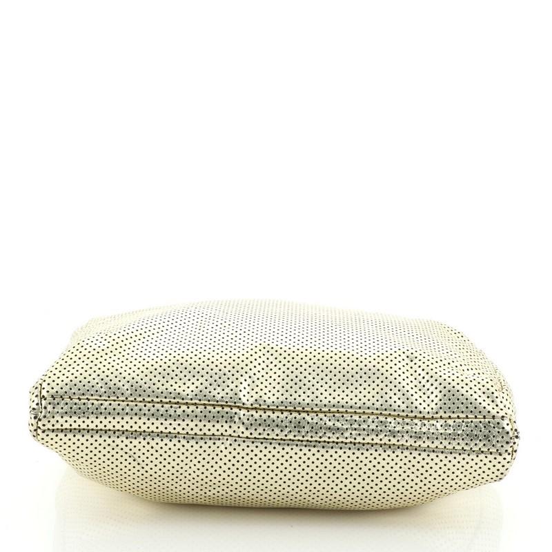 Chanel Drill Tote Perforated Leather Large In Good Condition In NY, NY