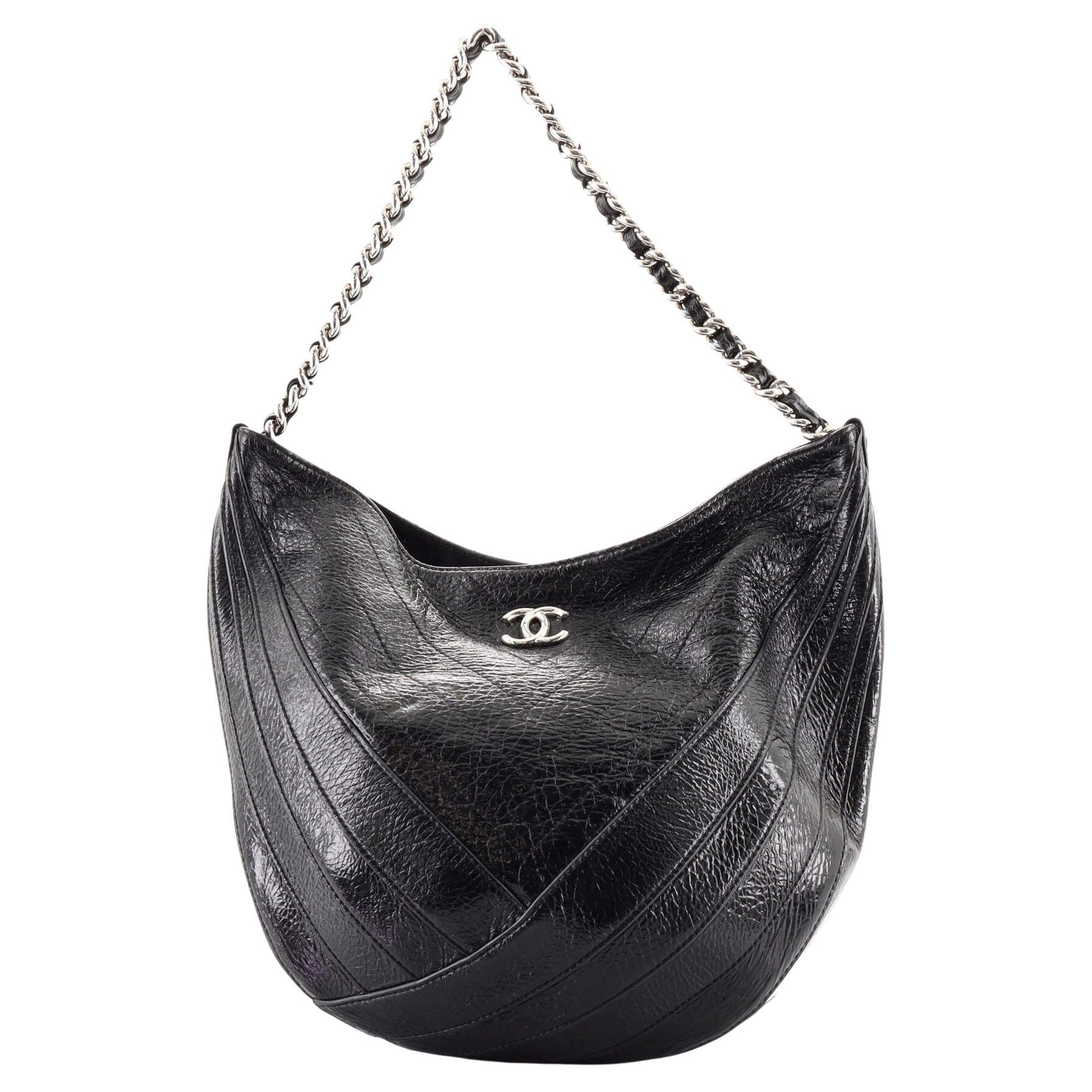 Chanel Droplet Hobo Patent Small at 1stDibs