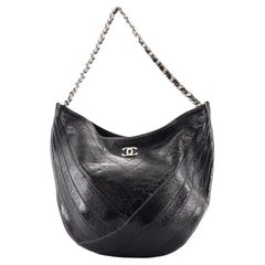 Chanel Droplet Hobo Patent Small