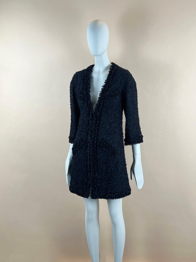 Chanel Dubai Black Lesage Tweed Jacket For Sale at 1stDibs