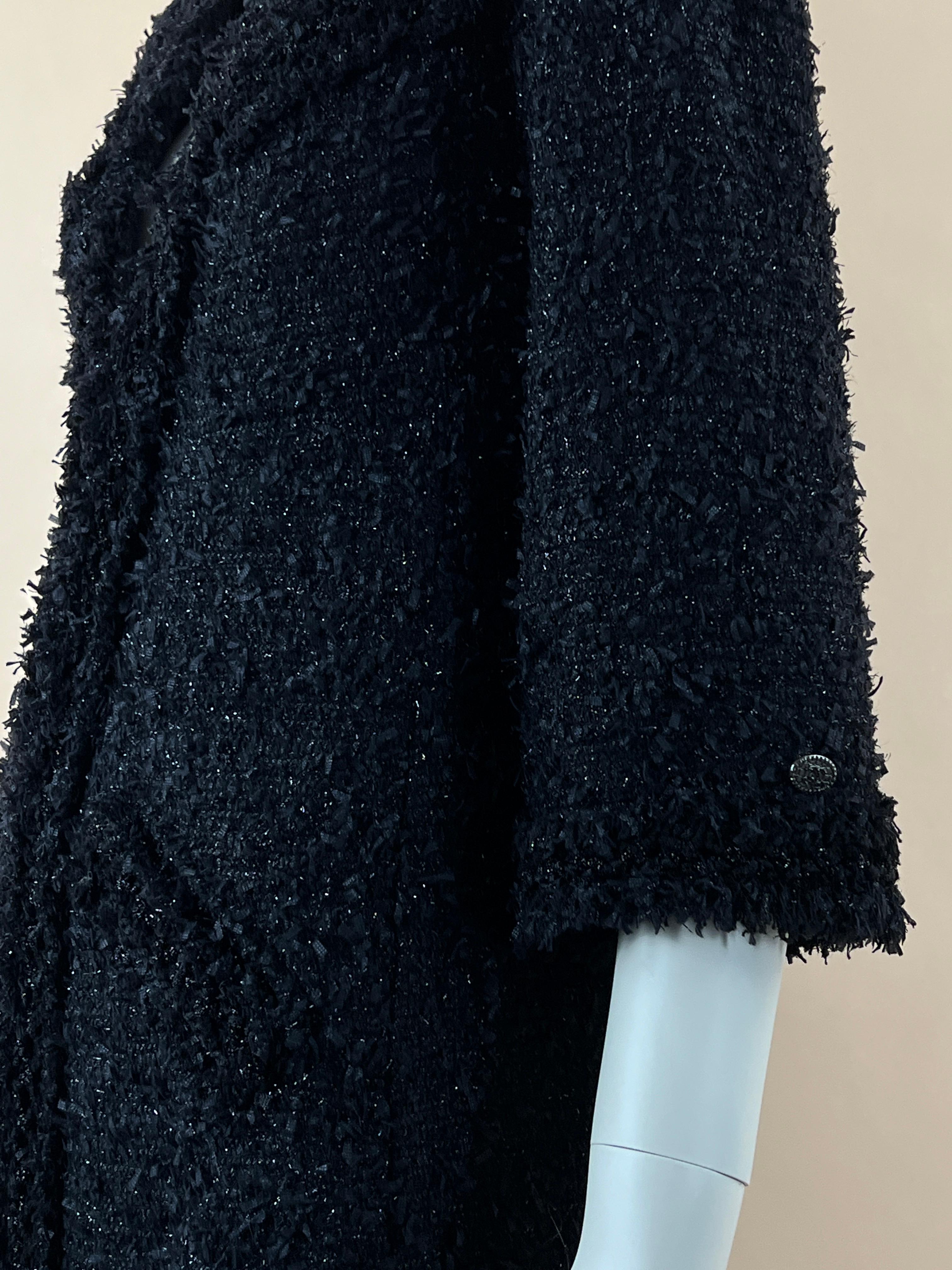 Chanel Dubai Black Lesage Tweed Jacket For Sale 6