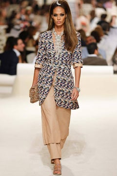 Chanel Dubai CC Jewel Buttons Lesage Tweed Cardi Coat