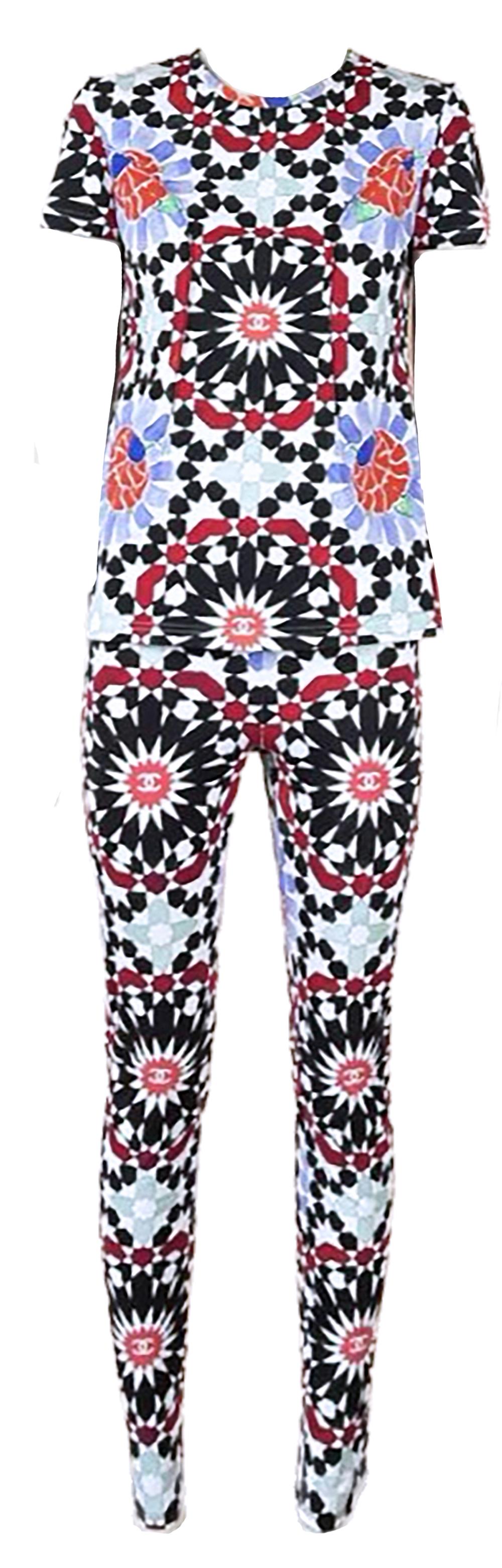 Women's or Men's Chanel Dubai CC Logo Mosaic Relaxed Suit