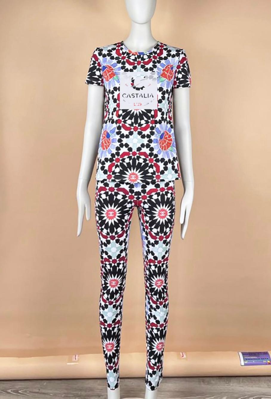 Chanel Dubai CC Logo Mosaic Relaxed Suit 2