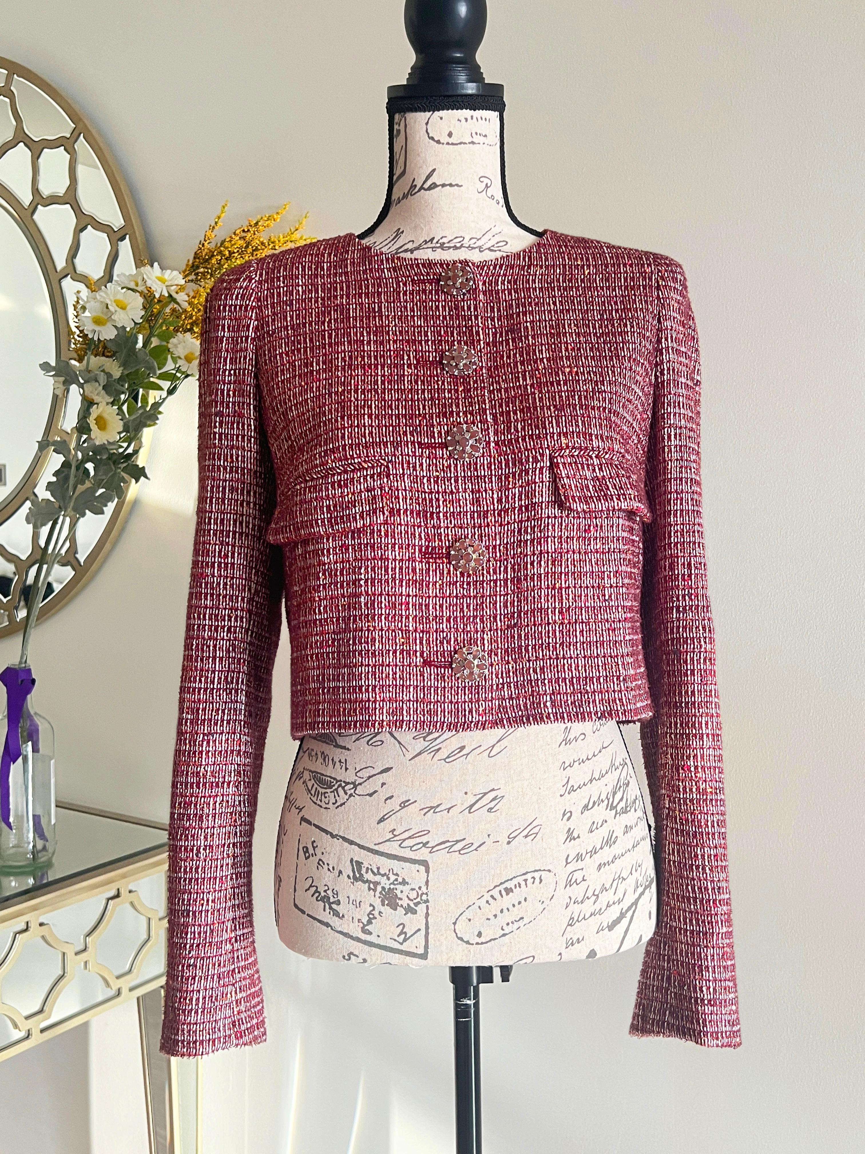 Chanel Dubai Collection Jewel Buttons Lesage Tweed Jacket 3