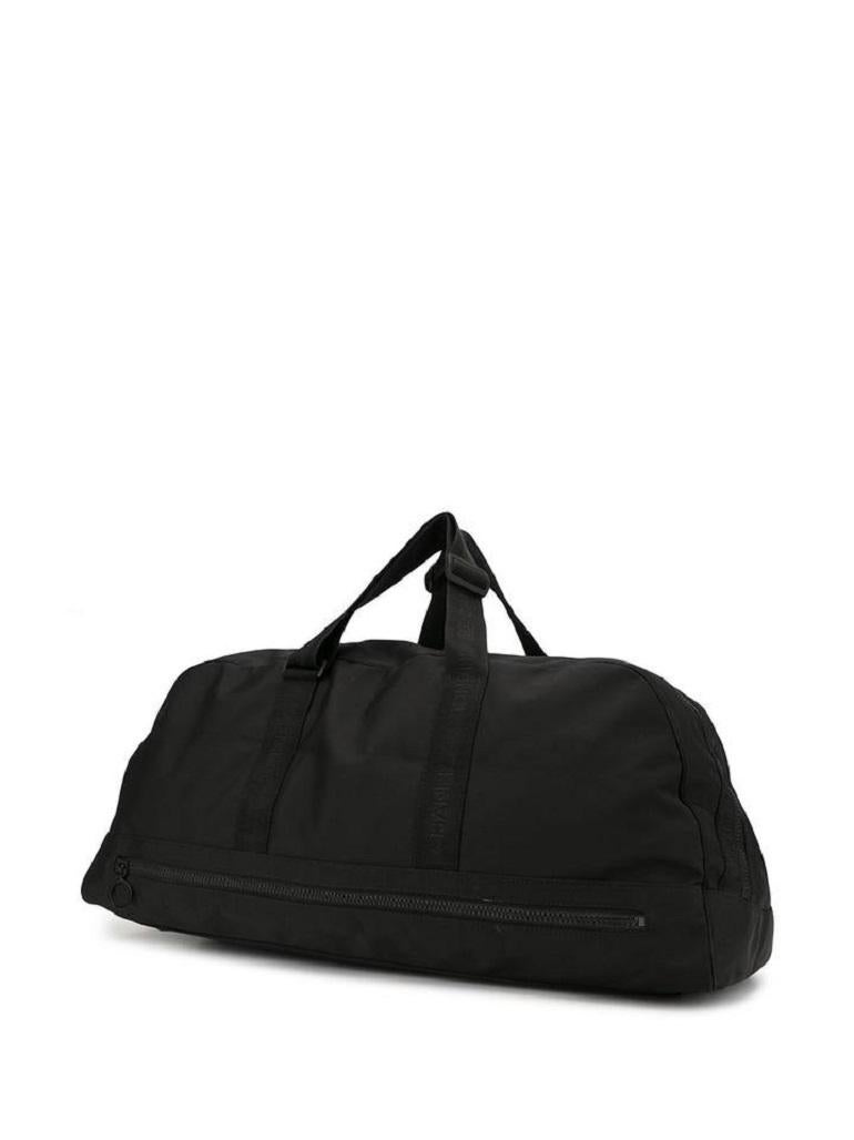 Chanel Duffle Extra Large Cc Logo Holdall 1ca516 Black Nylon Weekend/Travel Bag 5