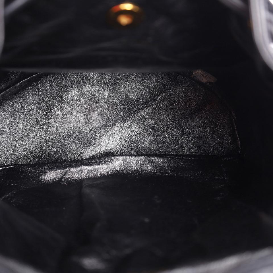 Chanel - Duma - Sac à dos en cuir d'agneau matelassé - Noir en vente 4