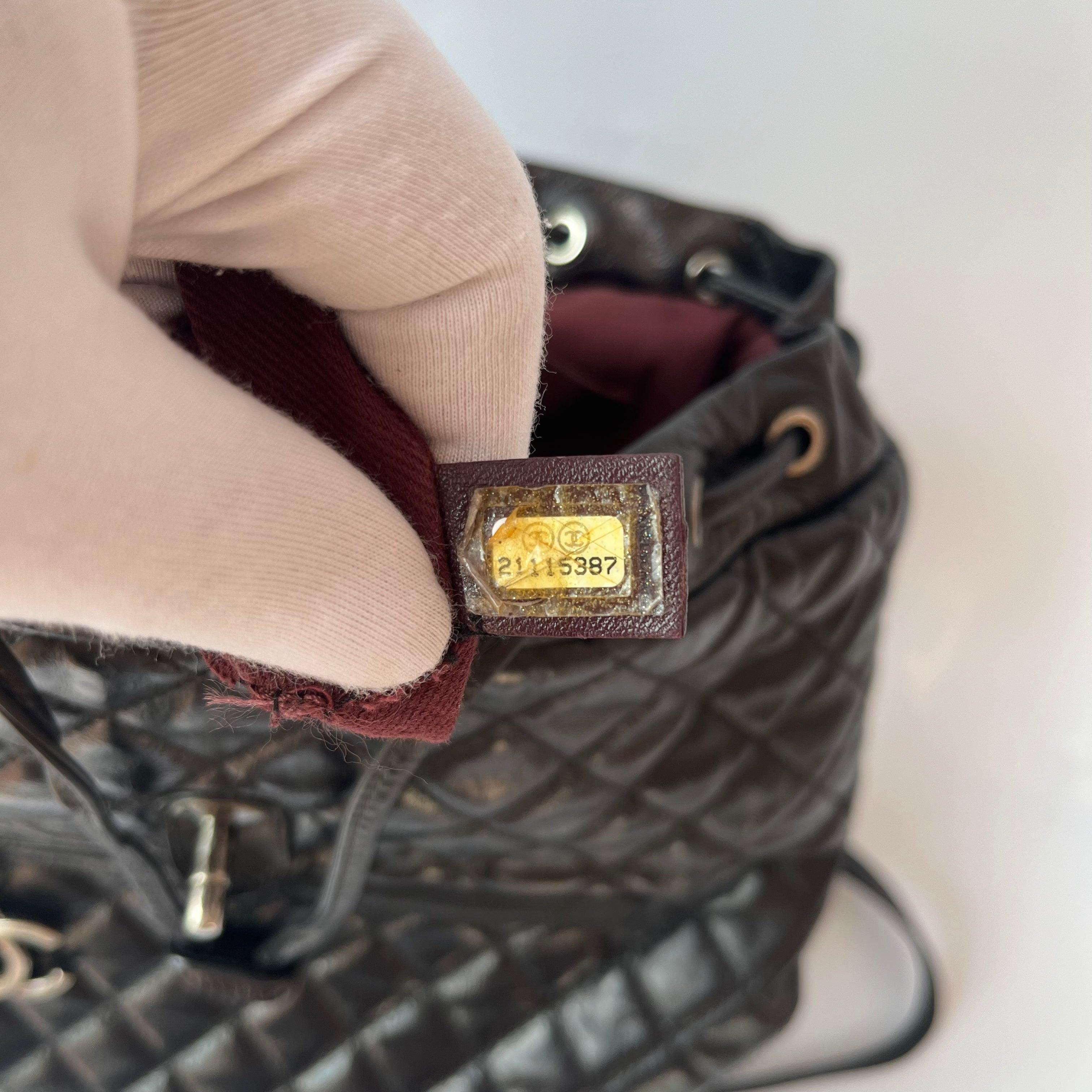 Chanel Duma Quilted Mountain Backpack Lambskin Leather Silver Hardware, 2015-206 6