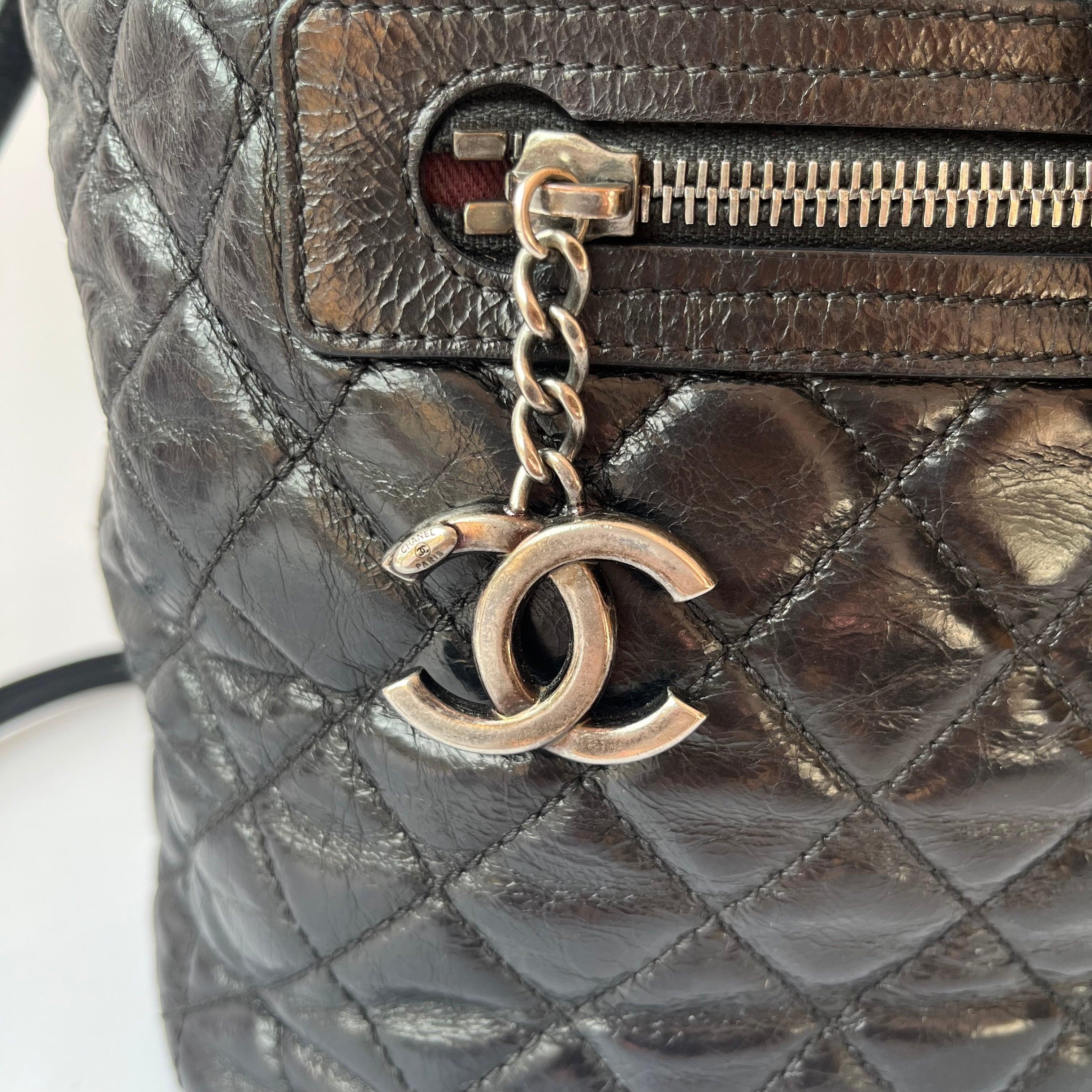 Chanel Duma Quilted Mountain Backpack Lambskin Leather Silver Hardware, 2015-206 10