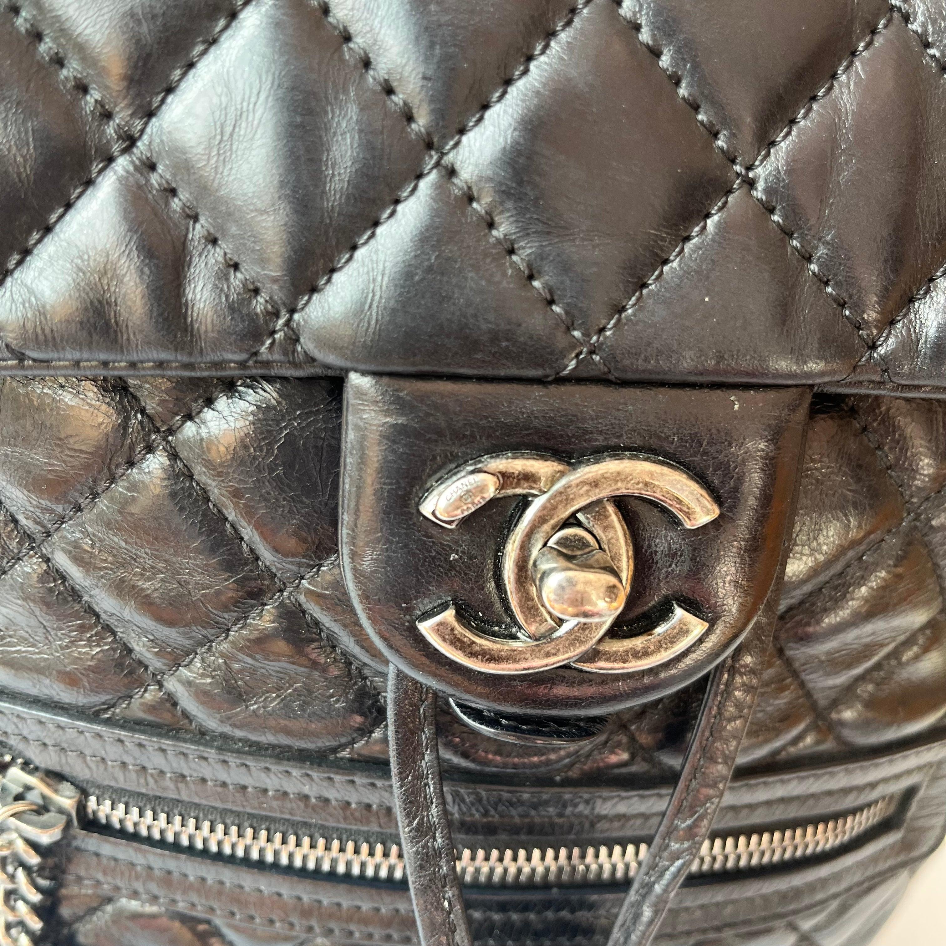 Chanel Duma Quilted Mountain Backpack Lambskin Leather Silver Hardware, 2015-206 11