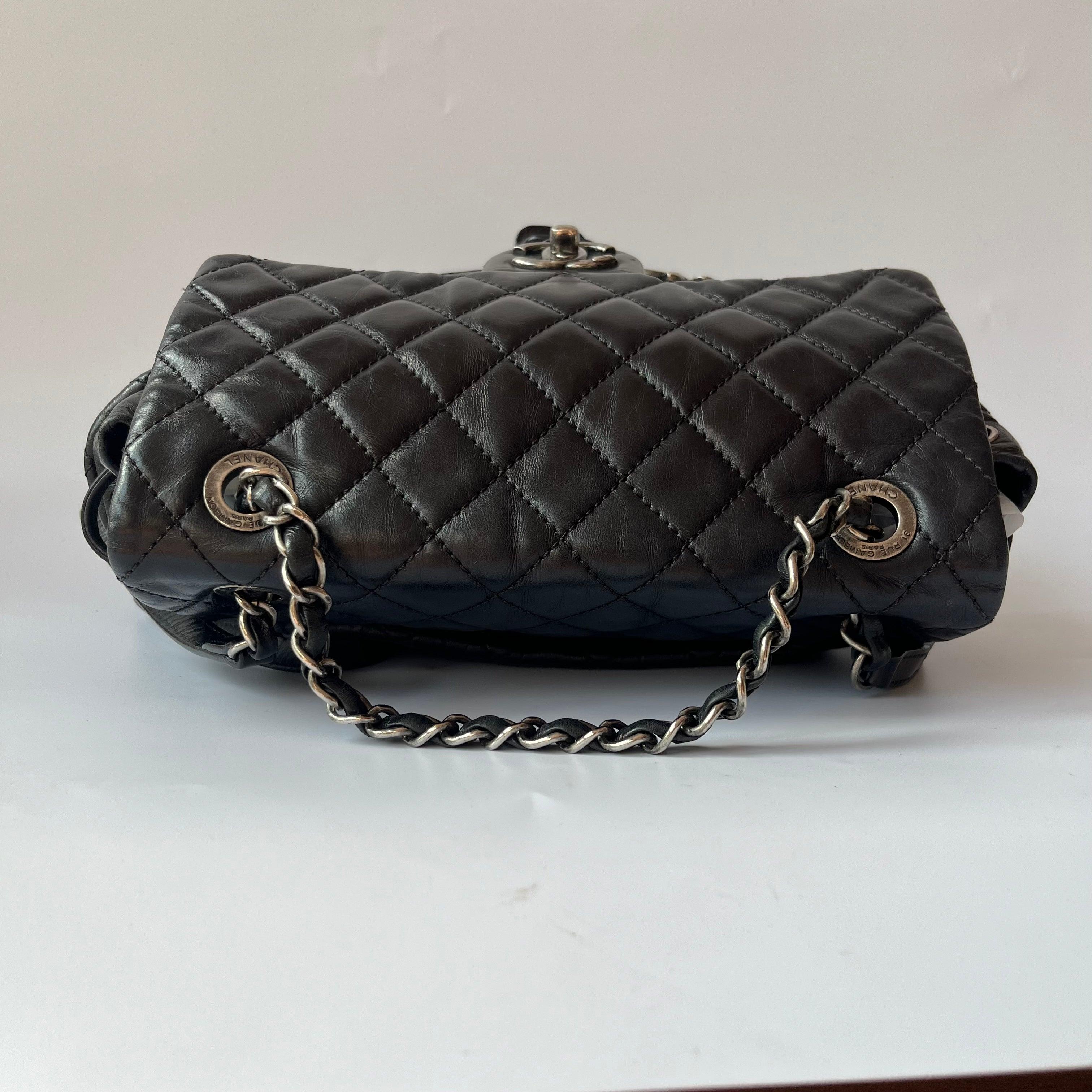 Chanel Duma Quilted Mountain Backpack Lambskin Leather Silver Hardware, 2015-206 1