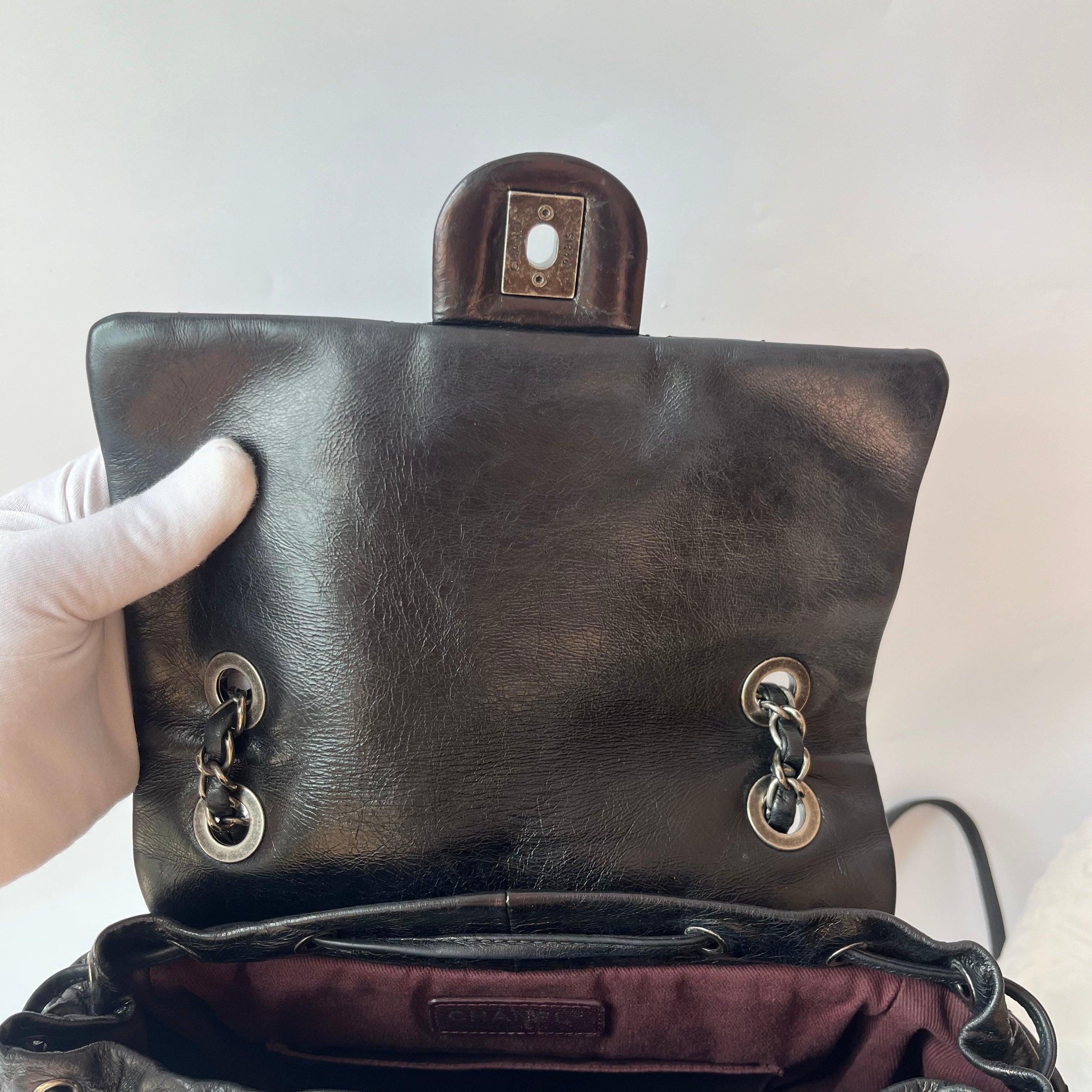 Chanel Duma Quilted Mountain Backpack Lambskin Leather Silver Hardware, 2015-206 3
