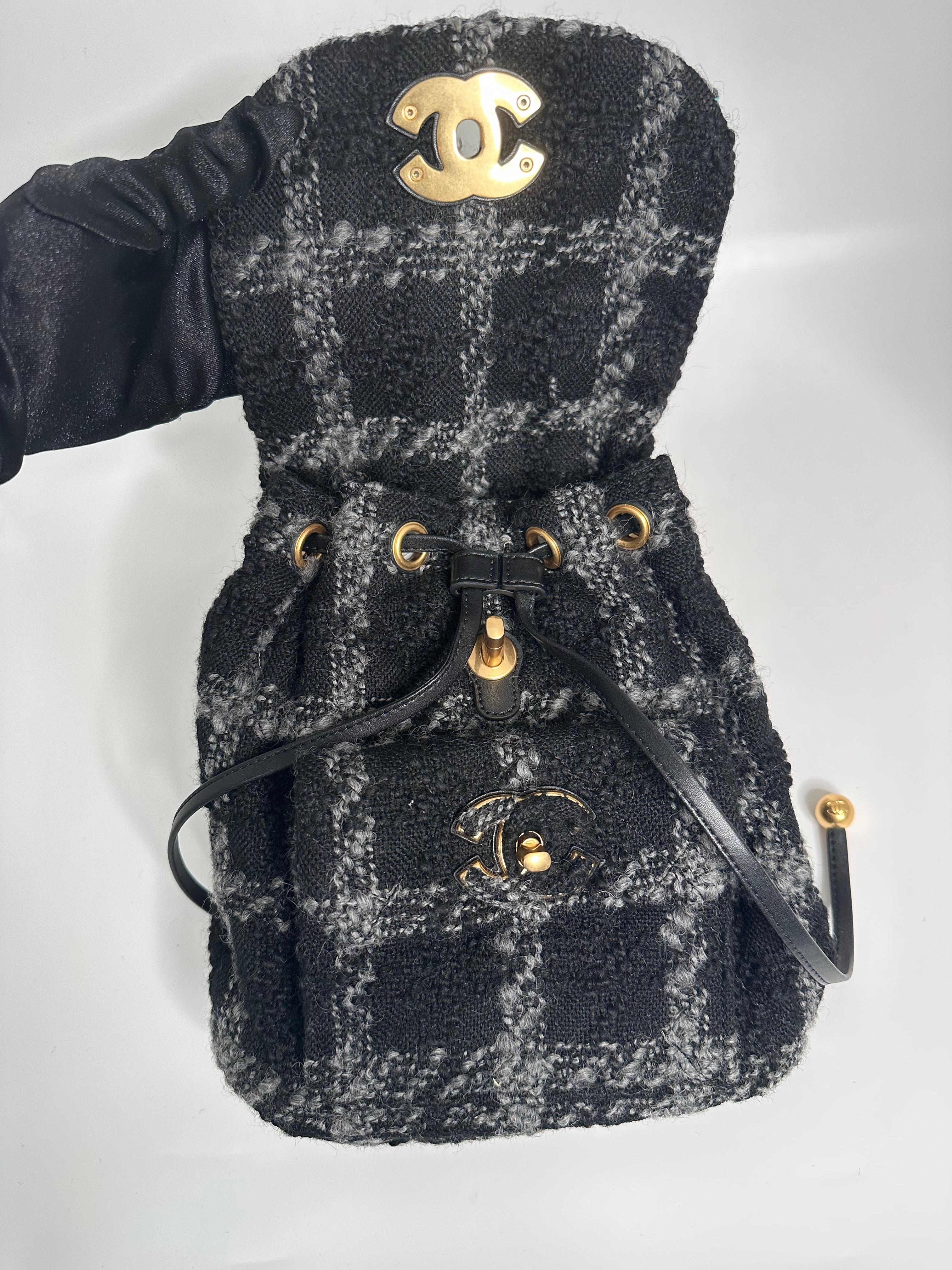 Women's Chanel Duma Tweed Backpack