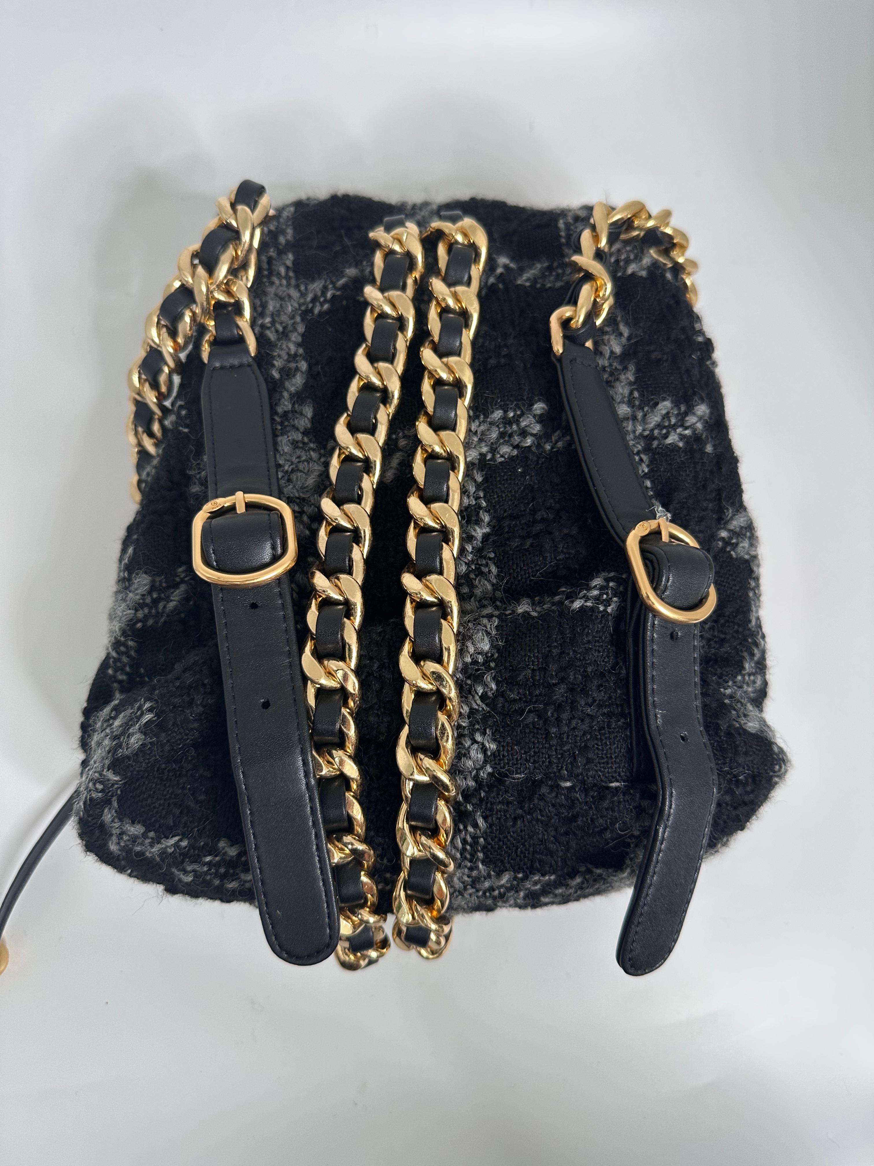 Chanel Duma Tweed Backpack 2