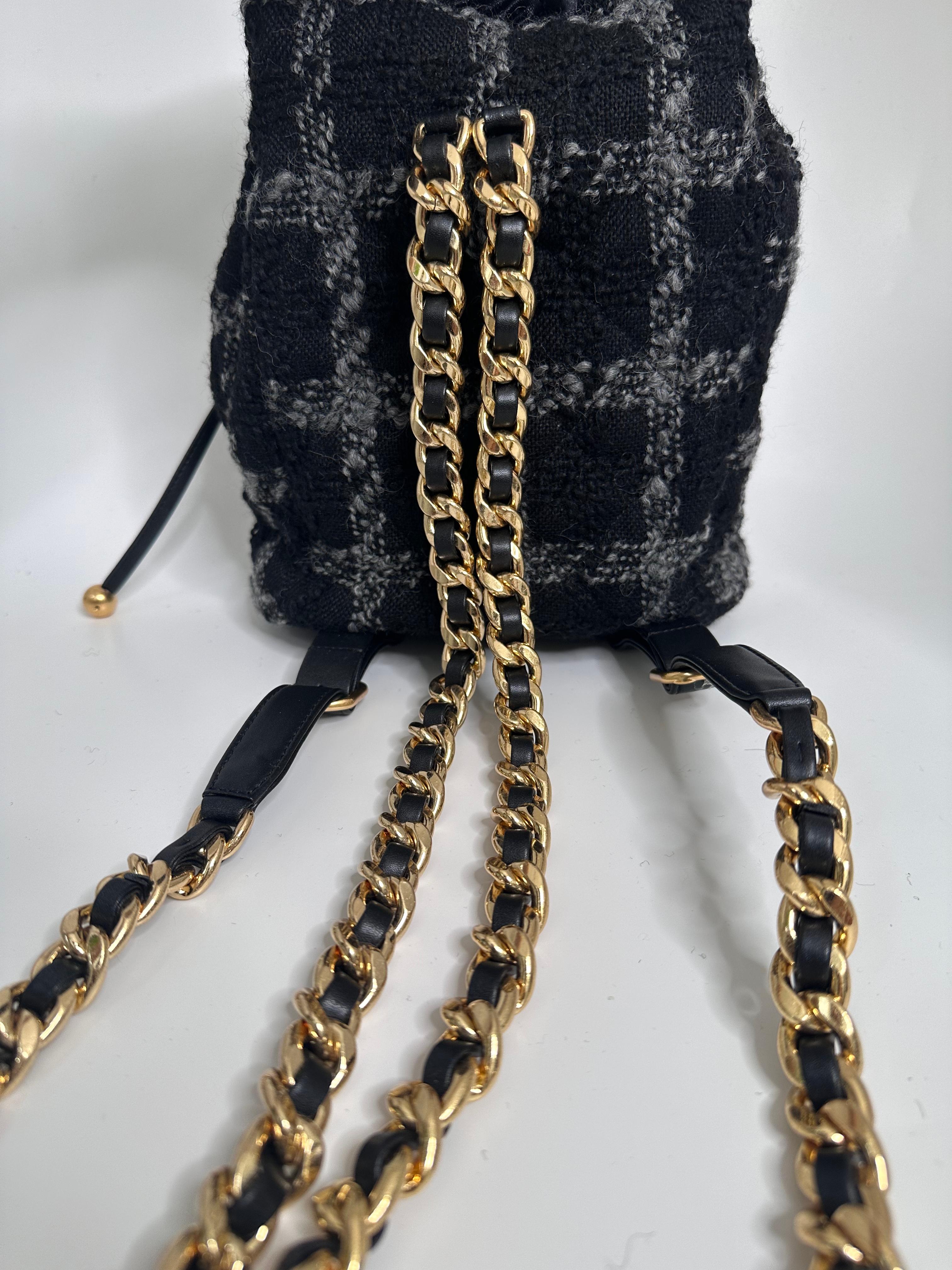 Chanel Duma Tweed Backpack 3