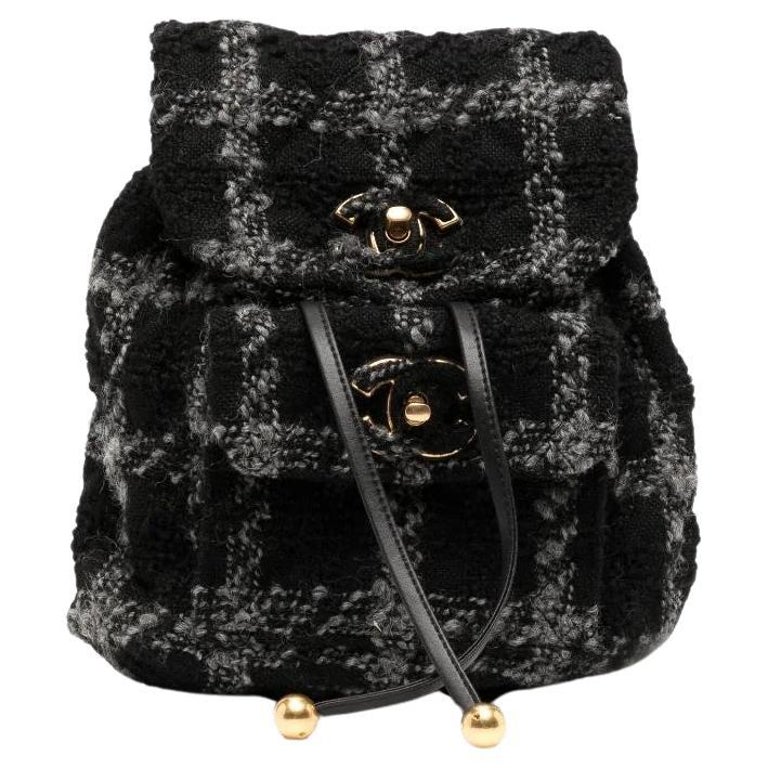 Chanel Duma Tweed Backpack For Sale at 1stDibs