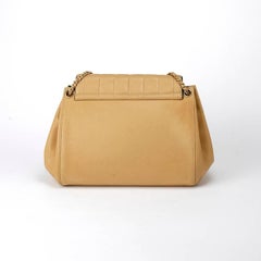 Chanel early 2000 Chocolate Bar Beige and Black Shoulder Bag