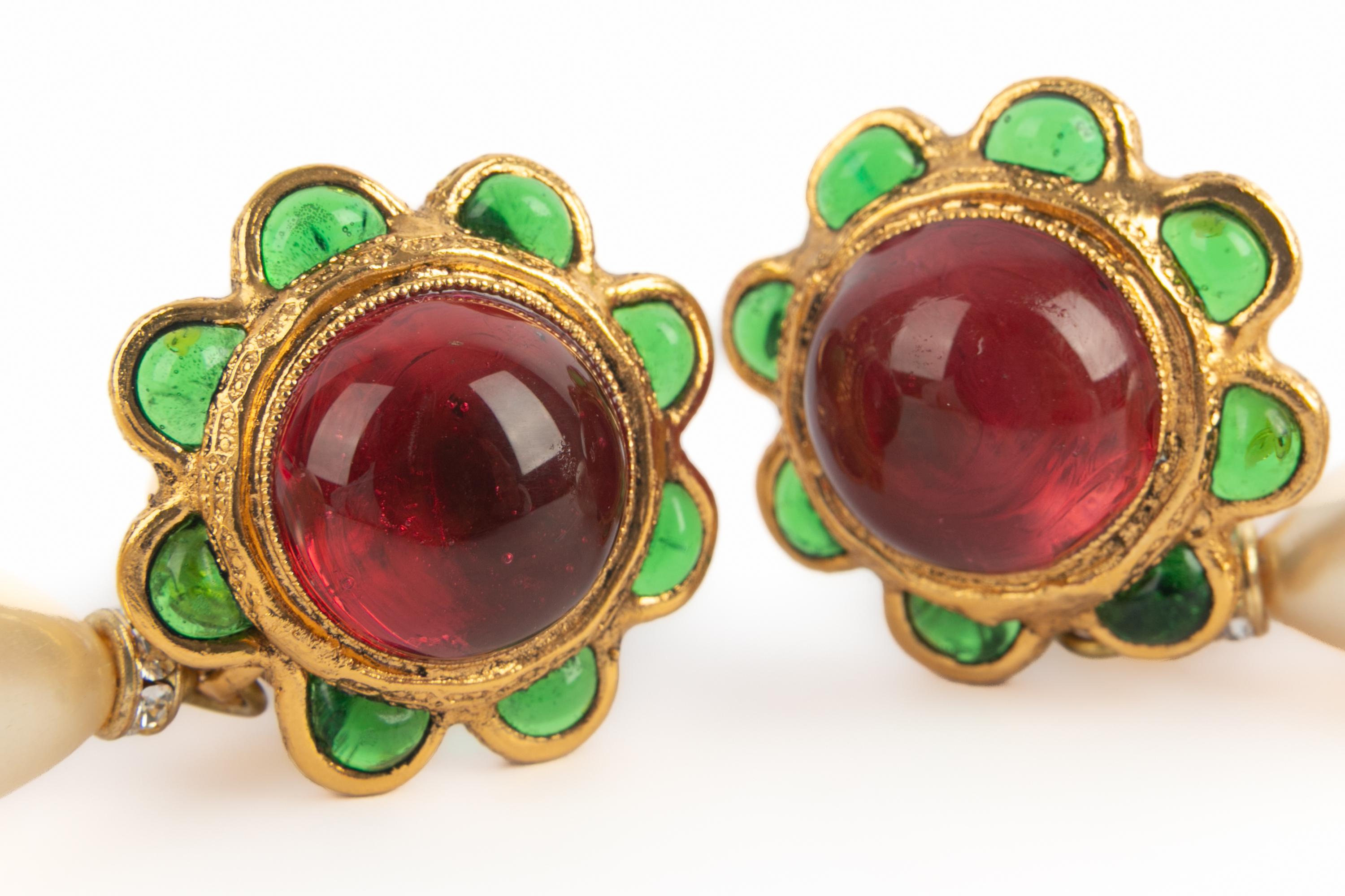 Pendientes Chanel años 80 en venta 2