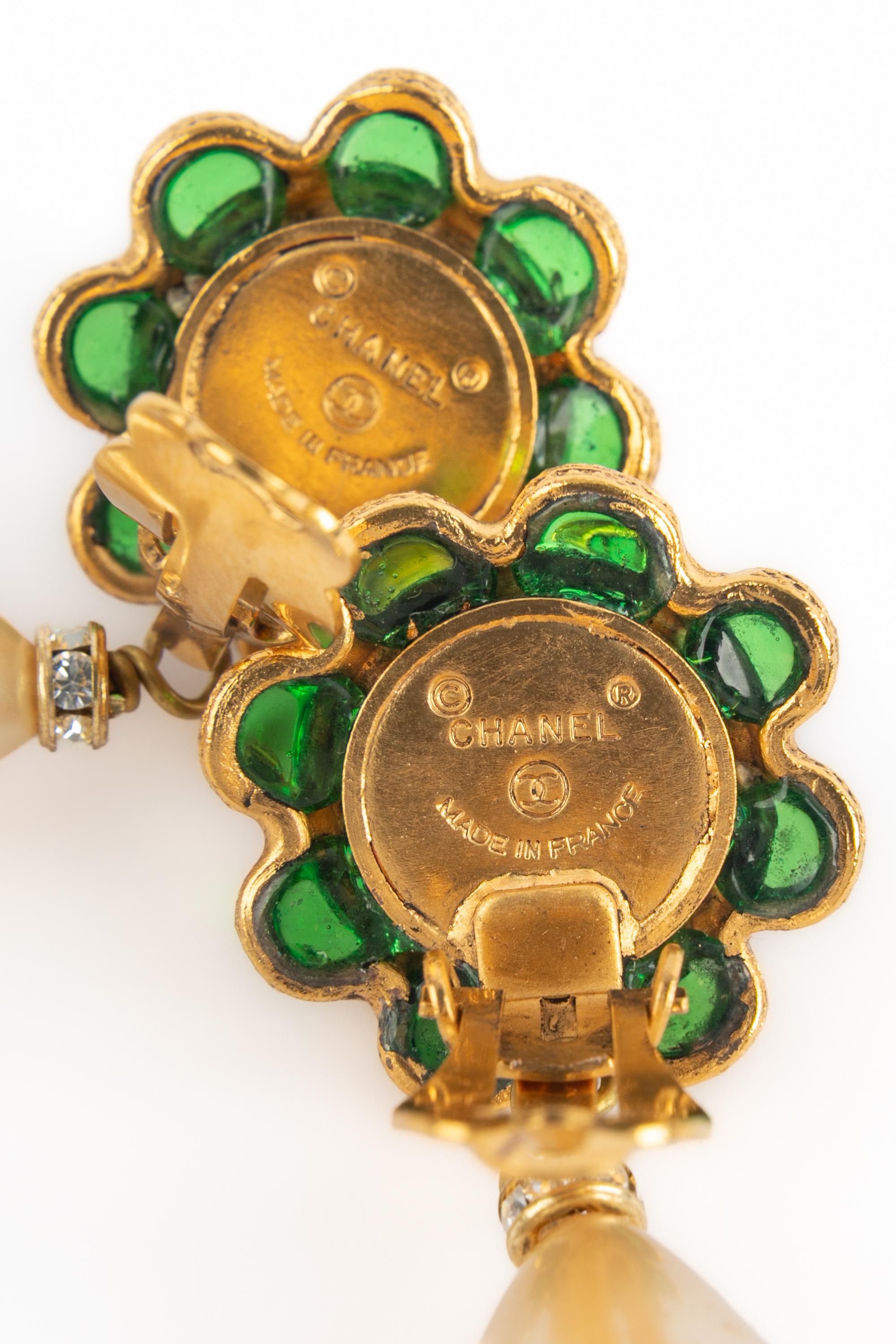 Pendientes Chanel años 80 en venta 3