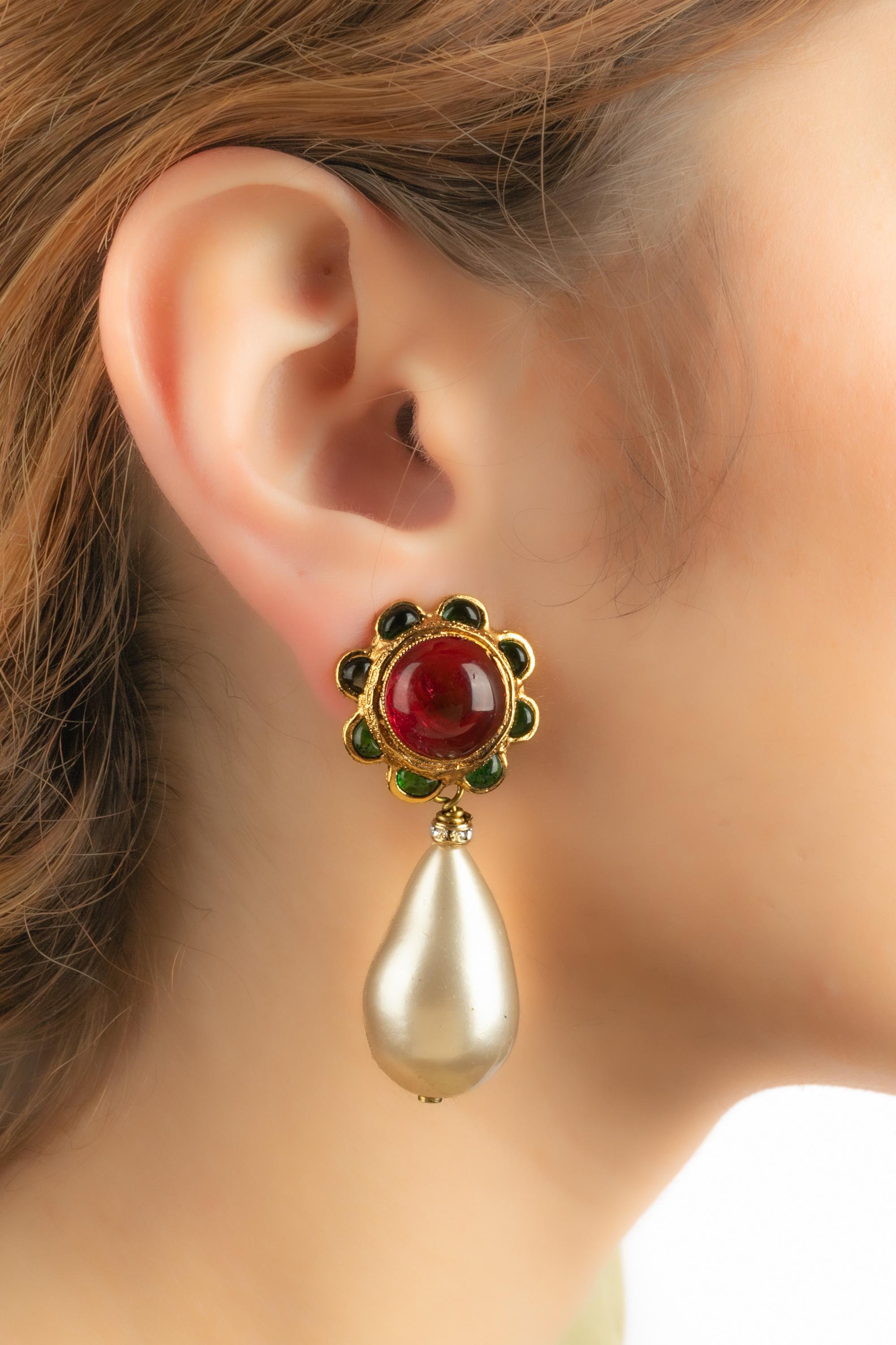 Pendientes Chanel años 80 en venta 4