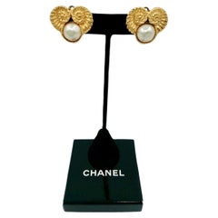 Buy Authentic 1980's Vintage CHANEL Lion Earrings Chanel Logo Online in  India 