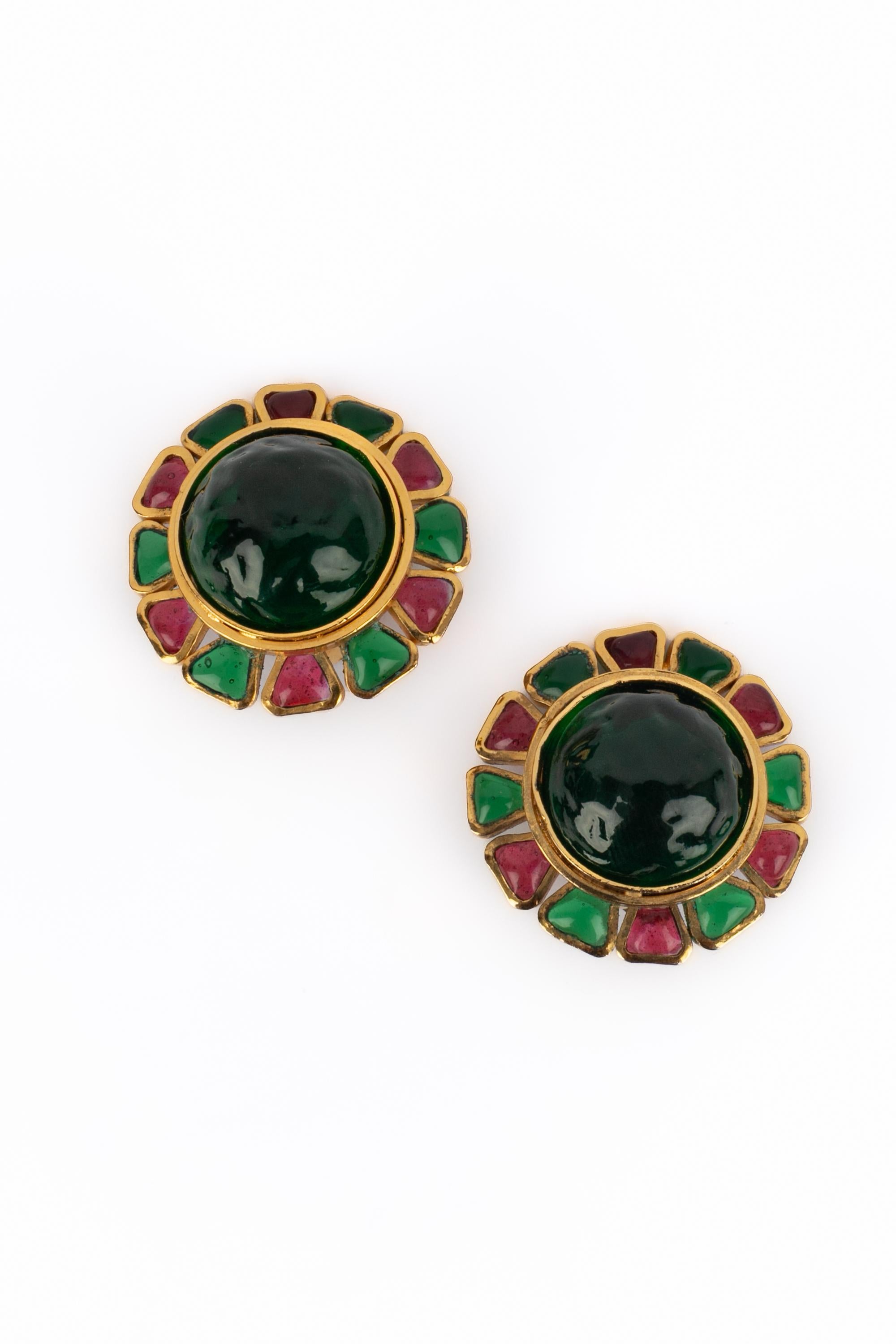 Orecchini Chanel del 1985 In condizioni ottime in vendita a SAINT-OUEN-SUR-SEINE, FR